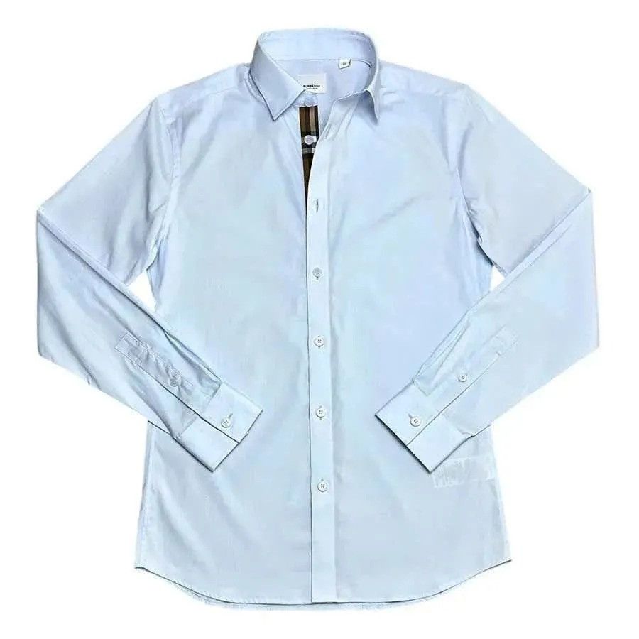 Burberry o1w1db10226 Check Shirt In Light Blue Size US S / EU 44-46 / 1 - 1 Preview