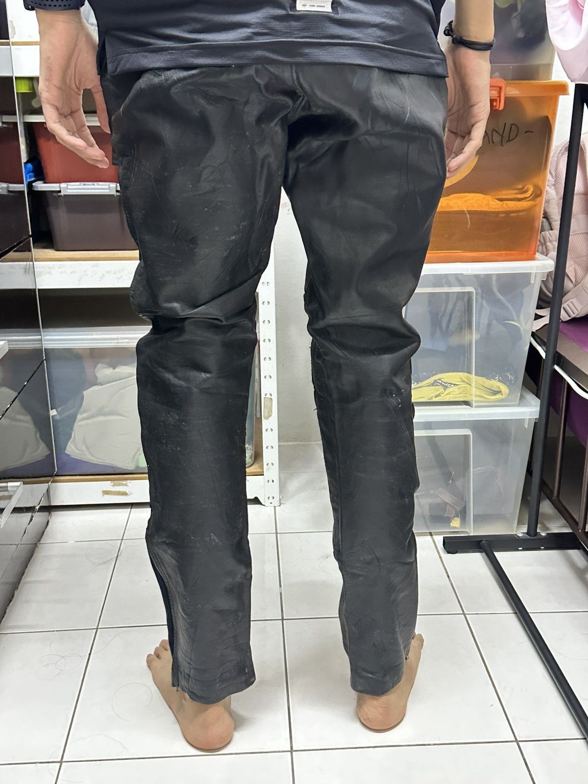 Lewis Leathers Vintage 70s Lewis Leather bikers pants Size US 32 / EU 48 - 4 Thumbnail