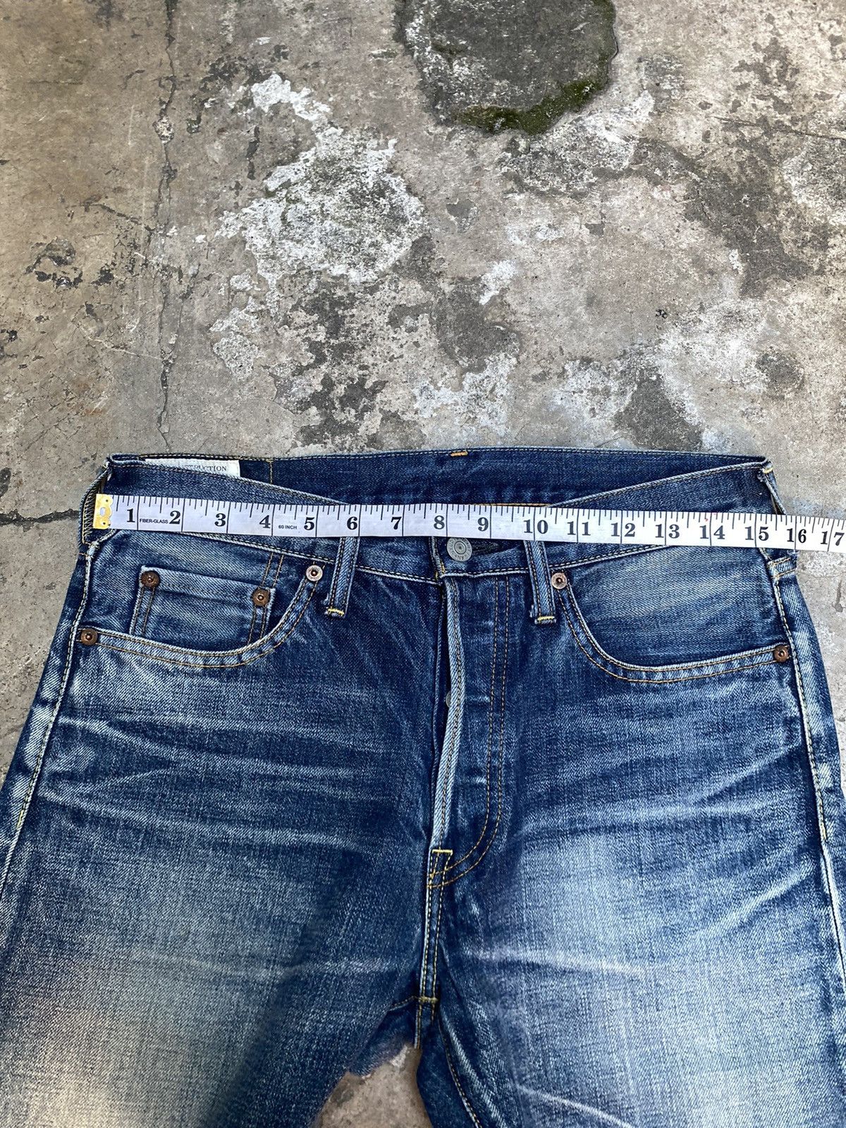 Studio D'Artisan Distressed Studio D’Artisan Straight Japan Denim Pants Size US 31 - 9 Thumbnail