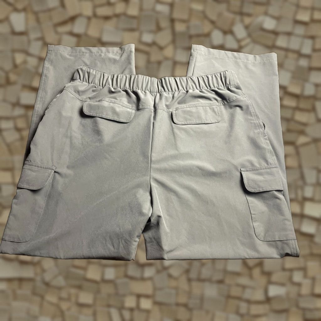 Jockey Jockey Pants Women's XL Gray Cargo Activewear Size 25" / US 0 / IT 36 - 1 Thumbnail