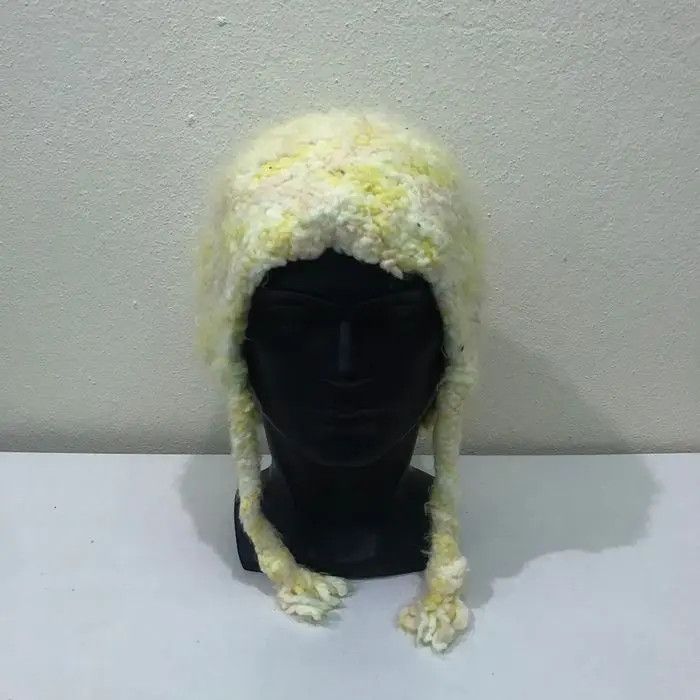 Japanese Brand Japanese Brand Knit Earflap Beanie Hat Size ONE SIZE - 3 Thumbnail