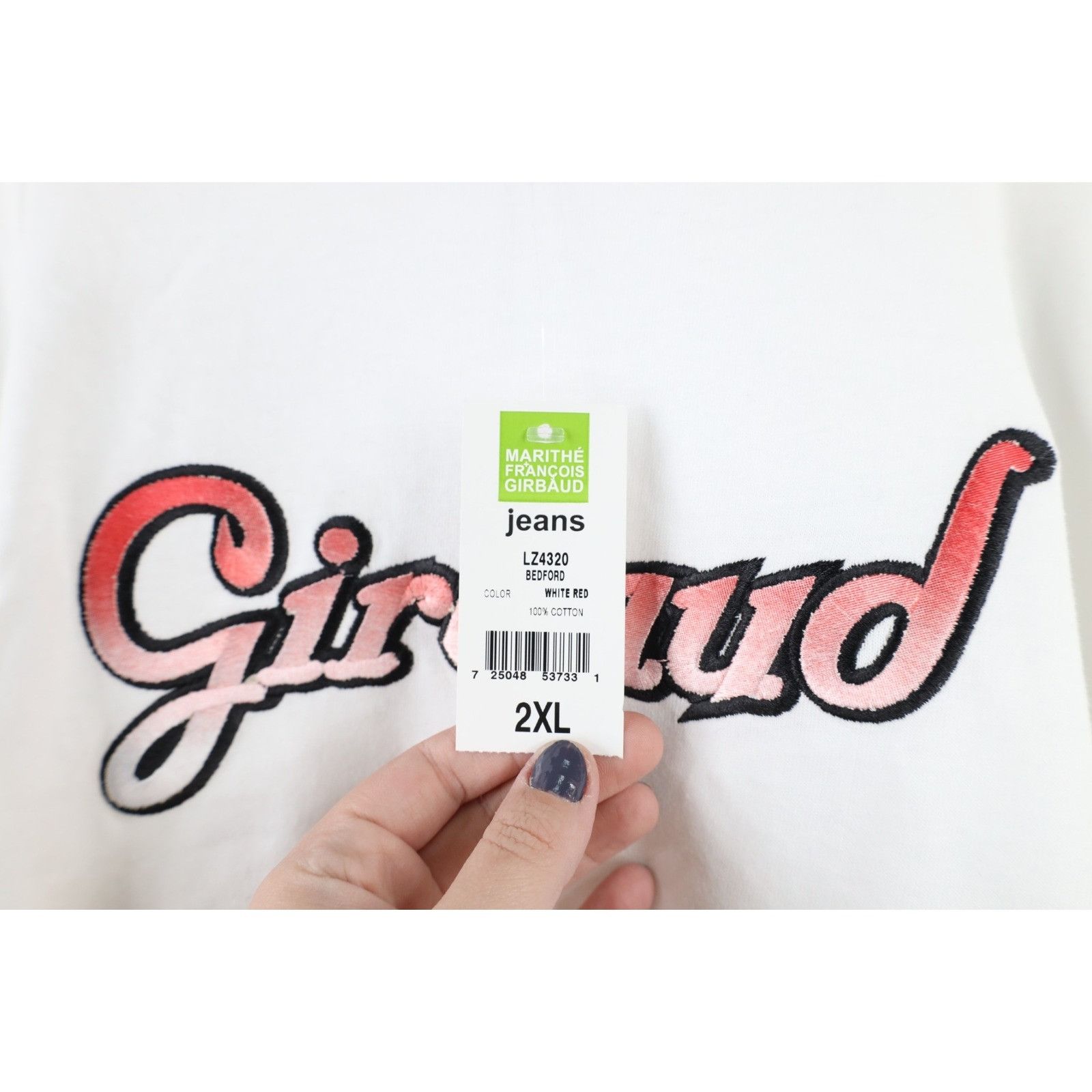 Marithe + Francois Girbaud × Vintage NOS Vintage 90s Marithe Francois Girbaud Baggy T-Shirt Size US XXL / EU 58 / 5 - 6 Thumbnail