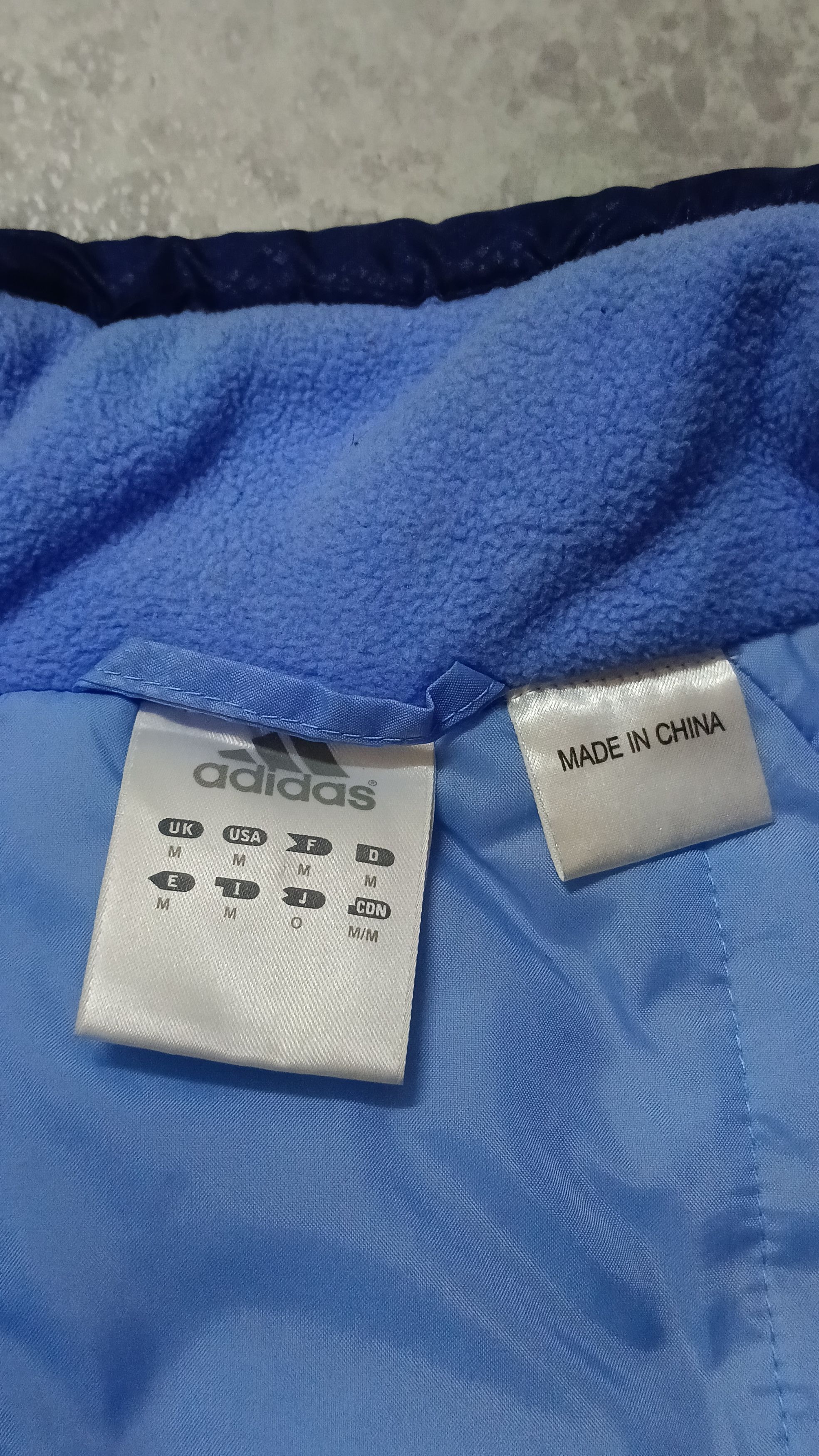 Adidas × Vintage Vtg Adidas Real Madrid UEFA Champions League Zipper Jacket Size US M / EU 48-50 / 2 - 9 Thumbnail