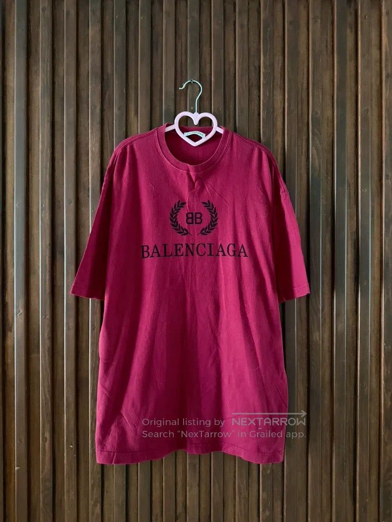 Balenciaga Balenciaga Short Sleeve with Wheat Pattern Size US S / EU 44-46 / 1 - 1 Thumbnail