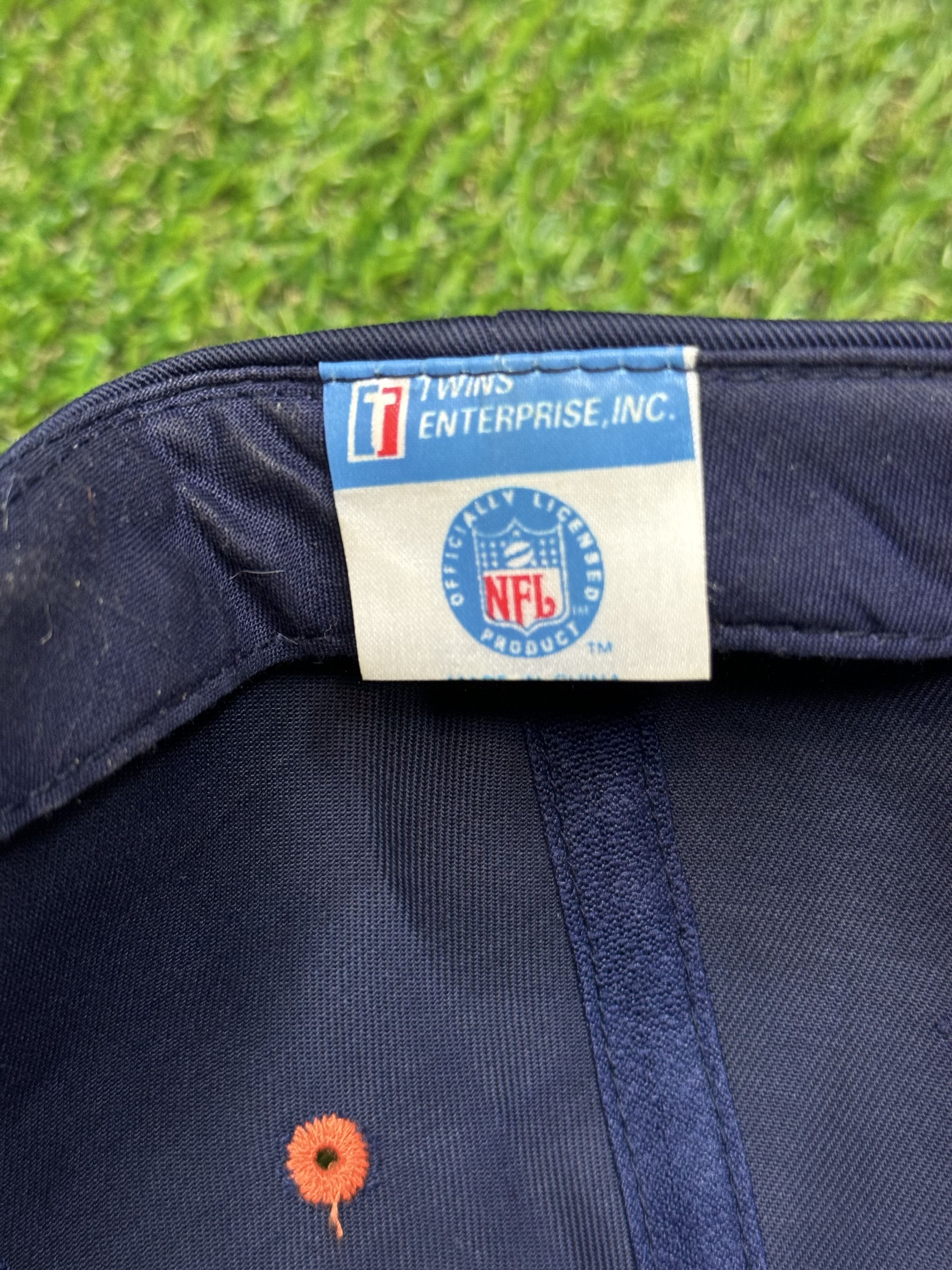NFL × Twins Enterprise Inc. Denver Bronco Blue with Orange Bill NFL Twins Enterprise Hat Size ONE SIZE - 3 Thumbnail