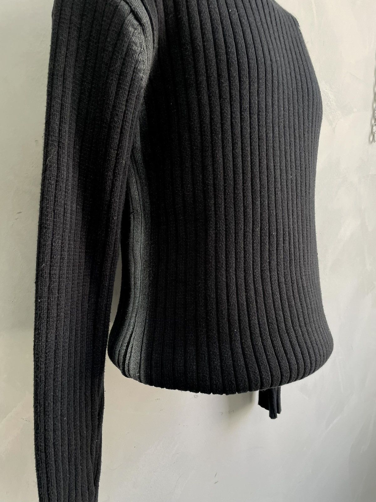 If Six Was Nine If six was nine style y2k Black Ribbed Knit Sweater Size L Size US L / EU 52-54 / 3 - 6 Thumbnail