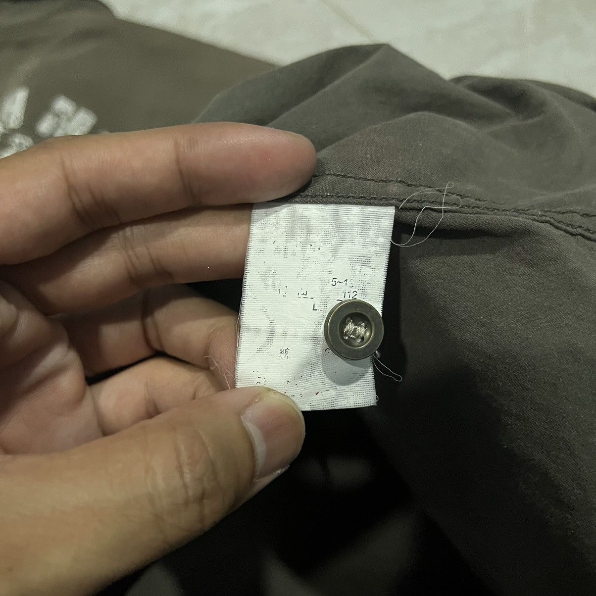 If Six Was Nine Vintage Semantics Design Olive Green Workwear Shirt Size US M / EU 48-50 / 2 - 6 Thumbnail