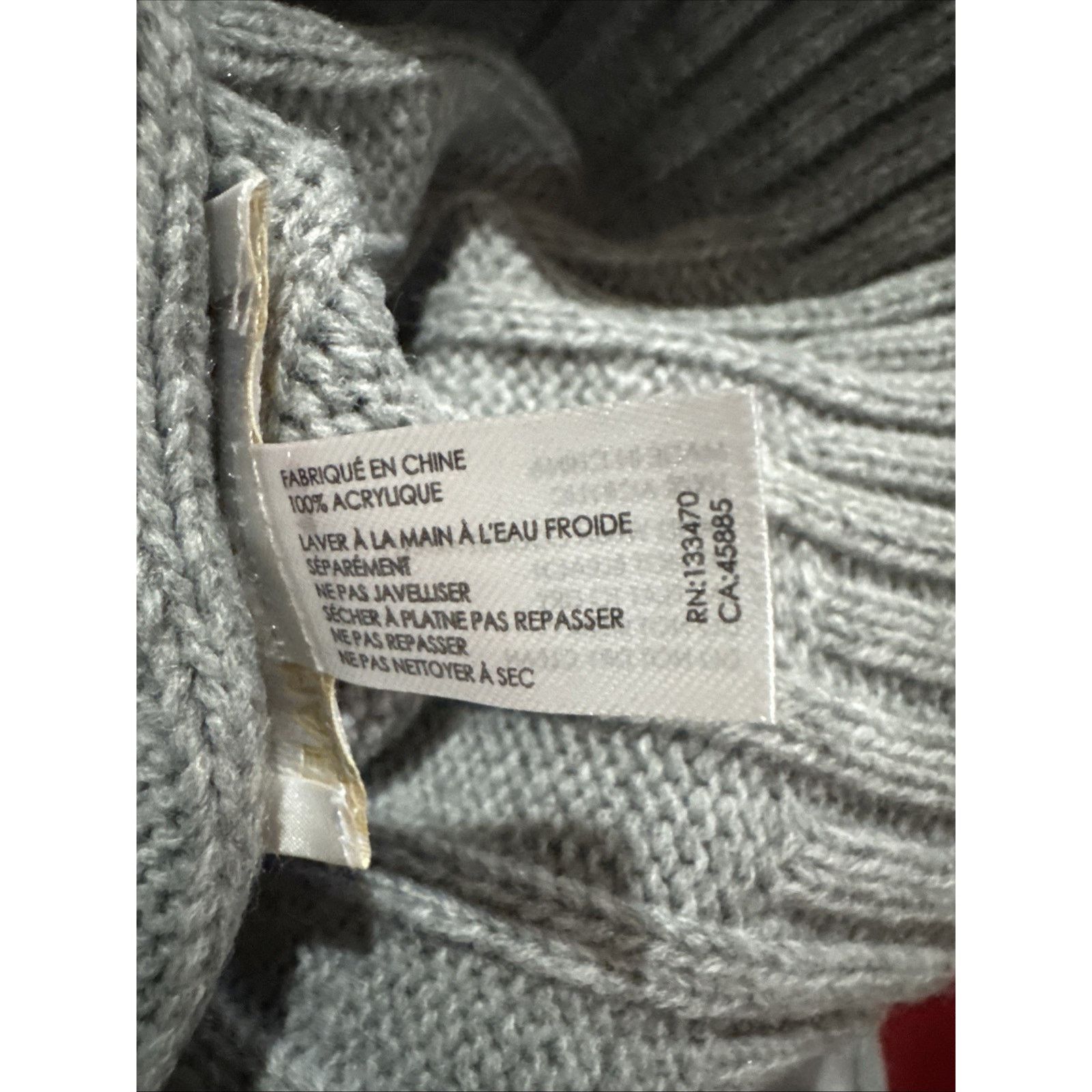 Michael Kors NWT Michael Michael Kors Gray Knit Beanie Pom Pom MK OS Hat Size ONE SIZE - 8 Thumbnail