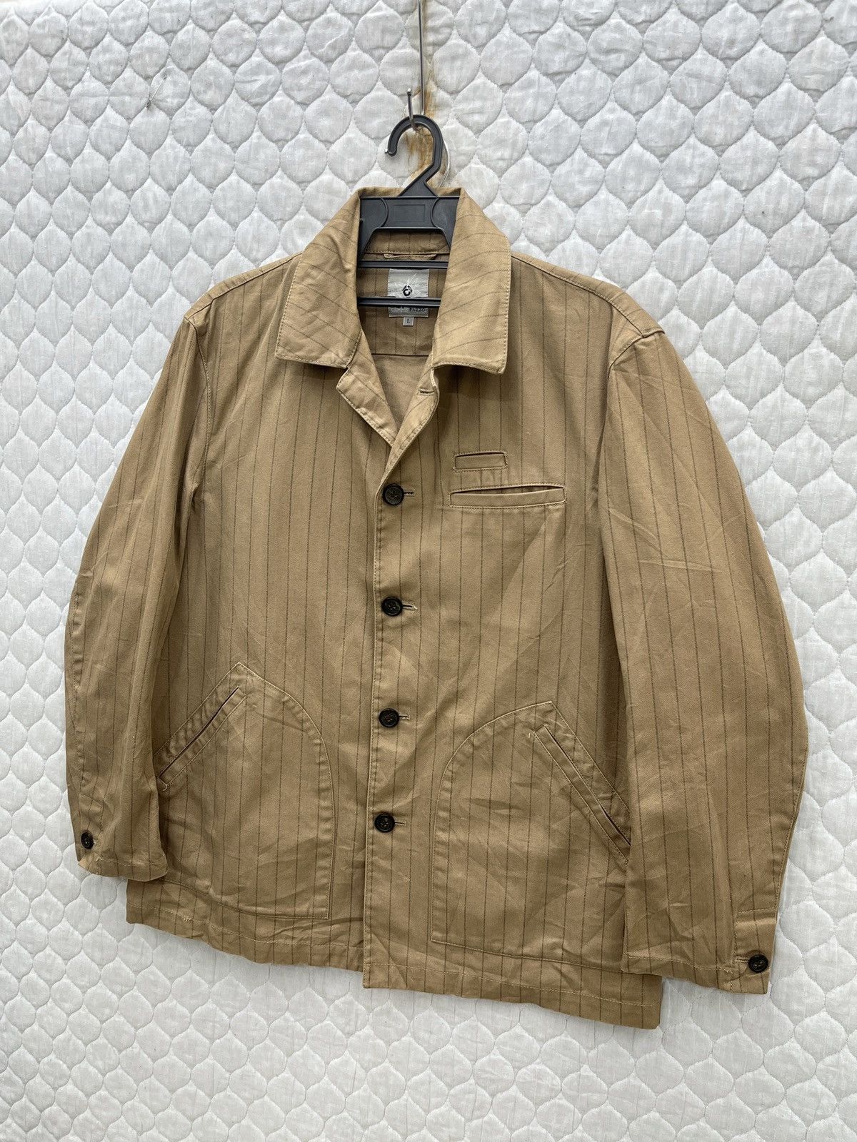 Japanese Brand 🔥🔥🔥ARCHIVE CAPO DE PAZZO HERRINGBONE TWILL JACKET Size US M / EU 48-50 / 2 - 3 Thumbnail
