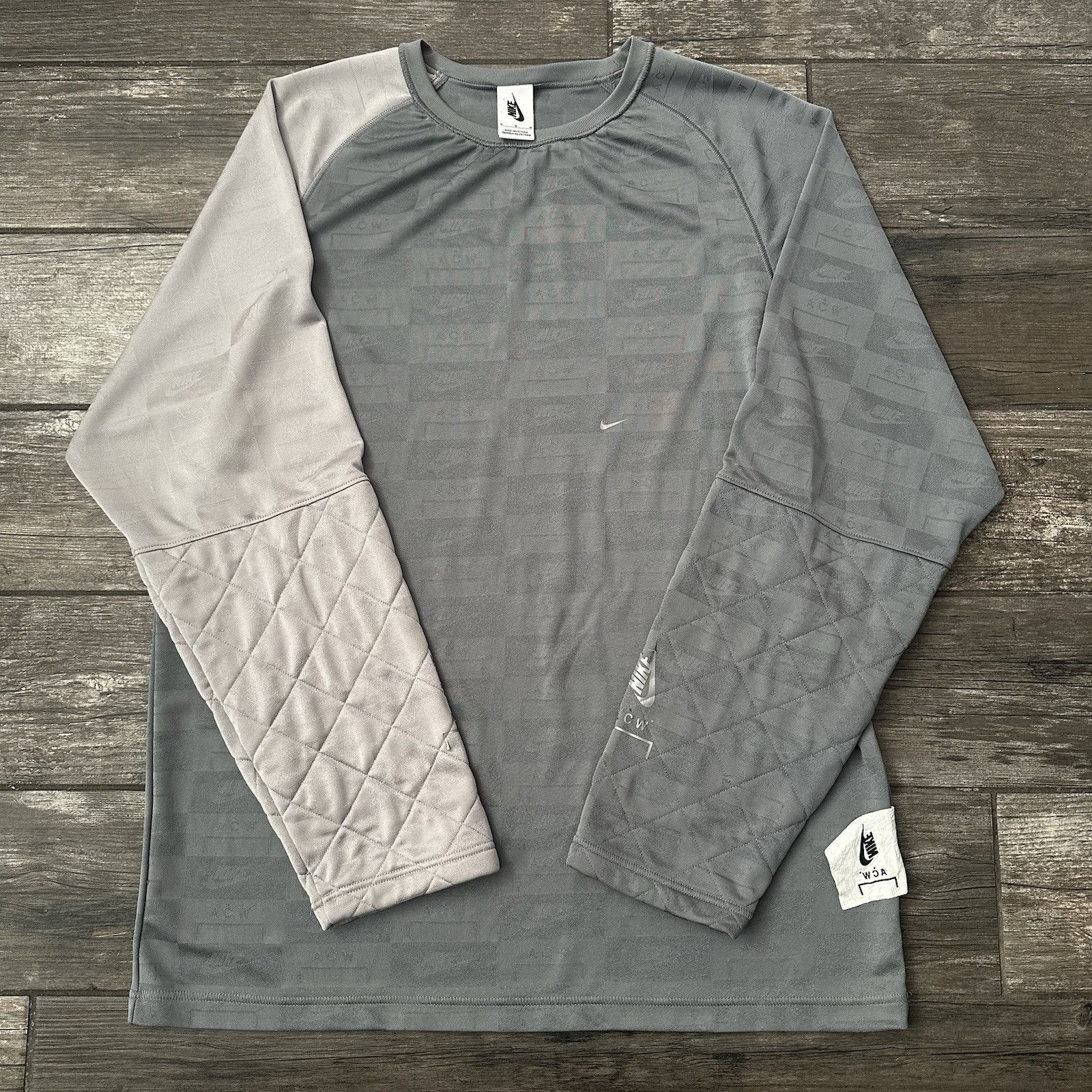 A-COLD-WALL* × Nike NIKE A COLD WALL ACW GREY JERSEY LONG SLEEVE AQ0431-065 DUAL Size US M / EU 48-50 / 2 - 2 Thumbnail
