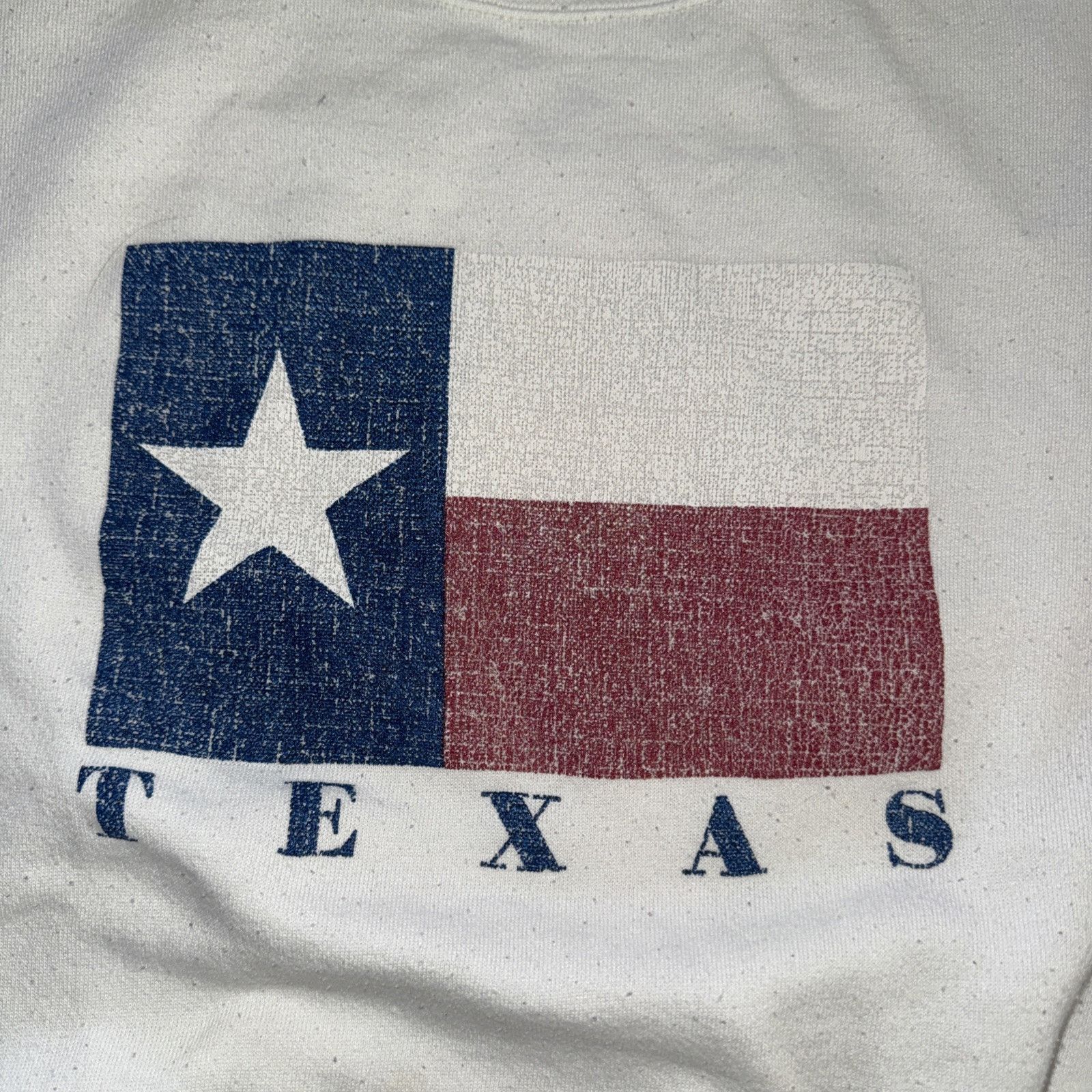 Delta × Vintage Vintage Made In USA Texas Crewneck White L 20x23 Delta Tag Size US L / EU 52-54 / 3 - 2 Thumbnail