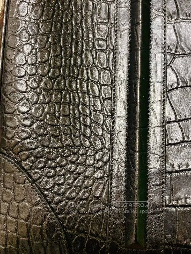 Givenchy Givenchy Main Line Pure Crocodile Leather Texture Men's Br Size ONE SIZE - 6 Thumbnail