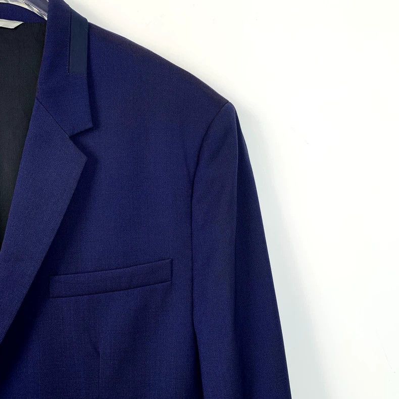 Dior Dior Dark blue wool lapel single-breasted suit 2501-Nextarr Size 48R - 3 Thumbnail