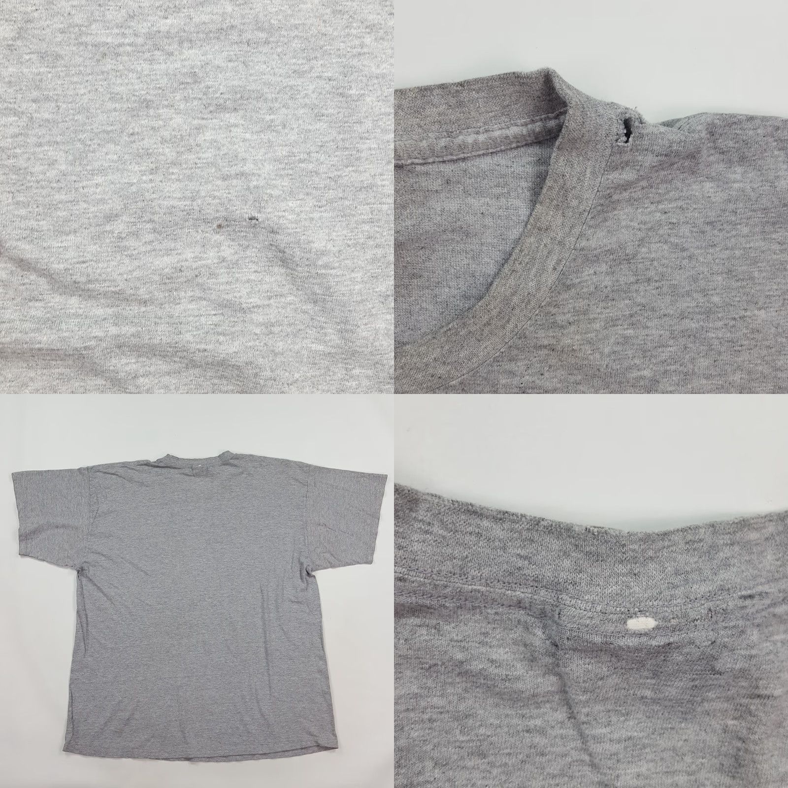 Nike VINTAGE Nike Distressed Basketball Gray Mens Size 2XL Faded Retro T Shirt Swoosh 90s College University Sports Graphic Print Shirt Mens Size US XXL / EU 58 / 5 - 8 Thumbnail