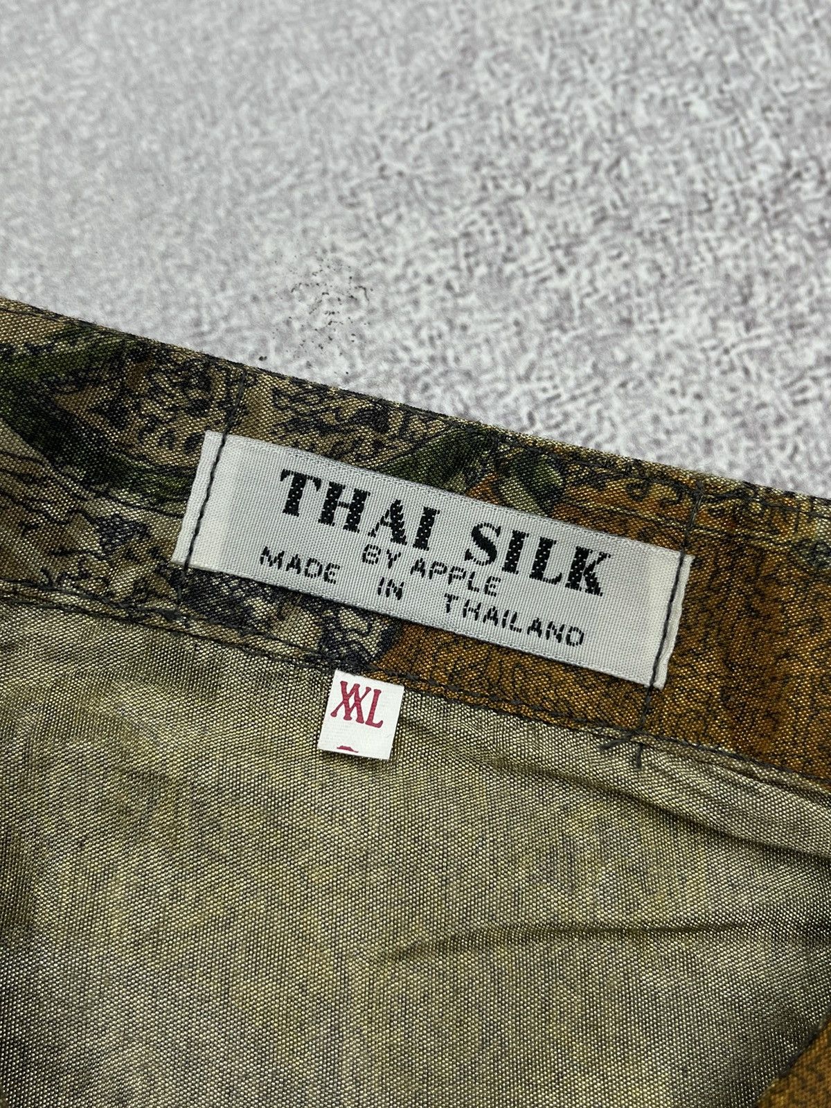 Japanese Brand × Vintage Vintage Thai Silk By Apple Full Print Y2K Japanese Crazy Size US XL / EU 56 / 4 - 7 Thumbnail