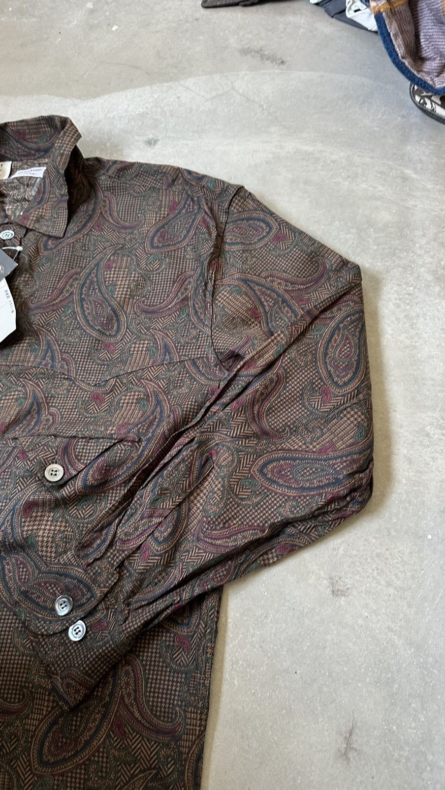Japanese Brand VINTAGE ZAGATO MILANO PAISLEY SHIRT Size US M / EU 48-50 / 2 - 5 Thumbnail
