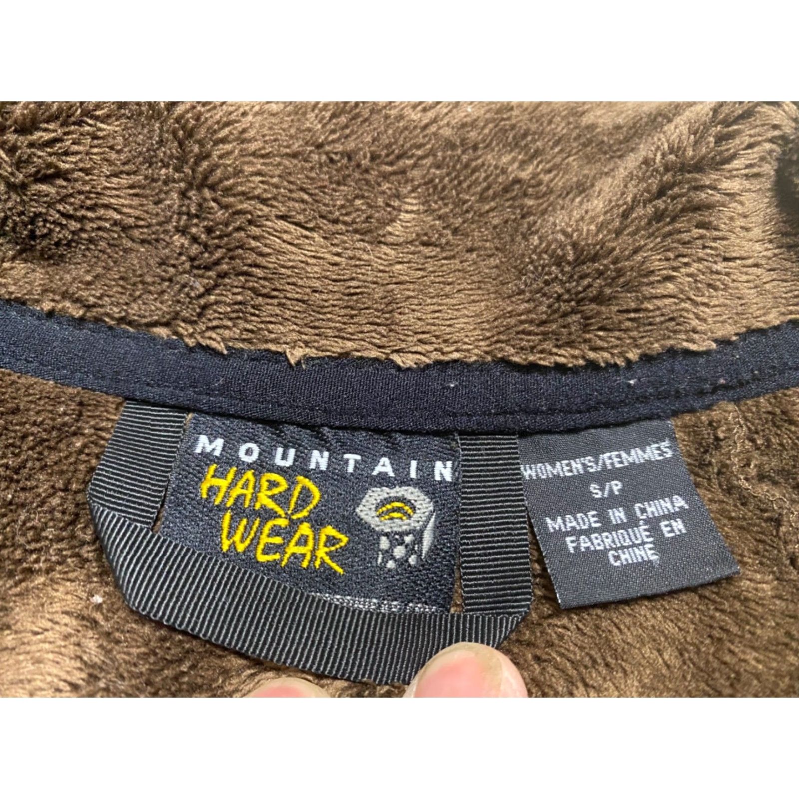 Mountain Hardwear Mountain Hardwear Womens Jacket Adult Small Brown Fleece Full Zip Long Sleeve Casual Travel Workwear 90s? Size S / US 4 / IT 40 - 6 Thumbnail