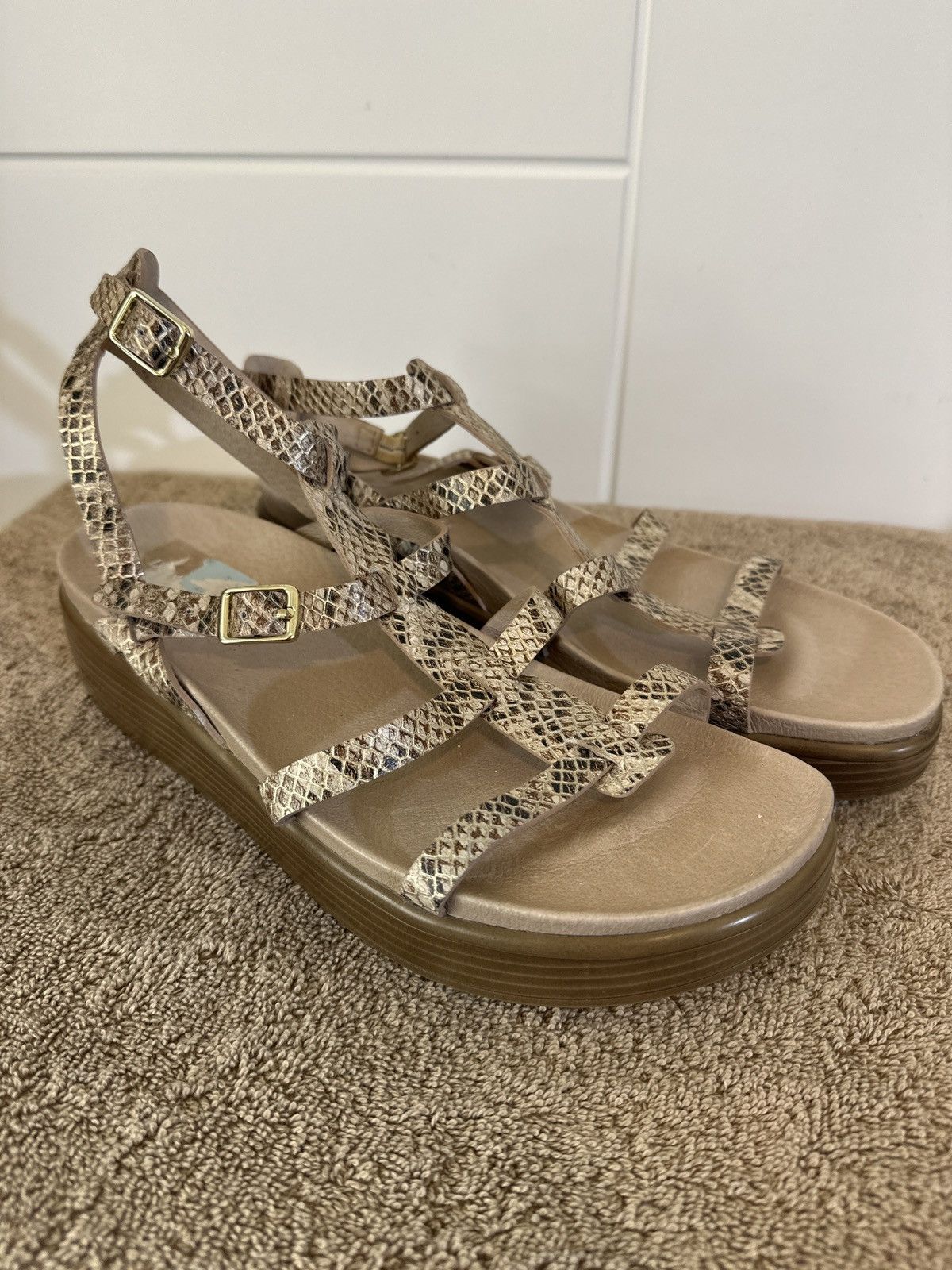Donald Pliner Donald Pliner Fritz Leather Platform Sandal Size US 9.5 / IT 39.5 - 3 Thumbnail