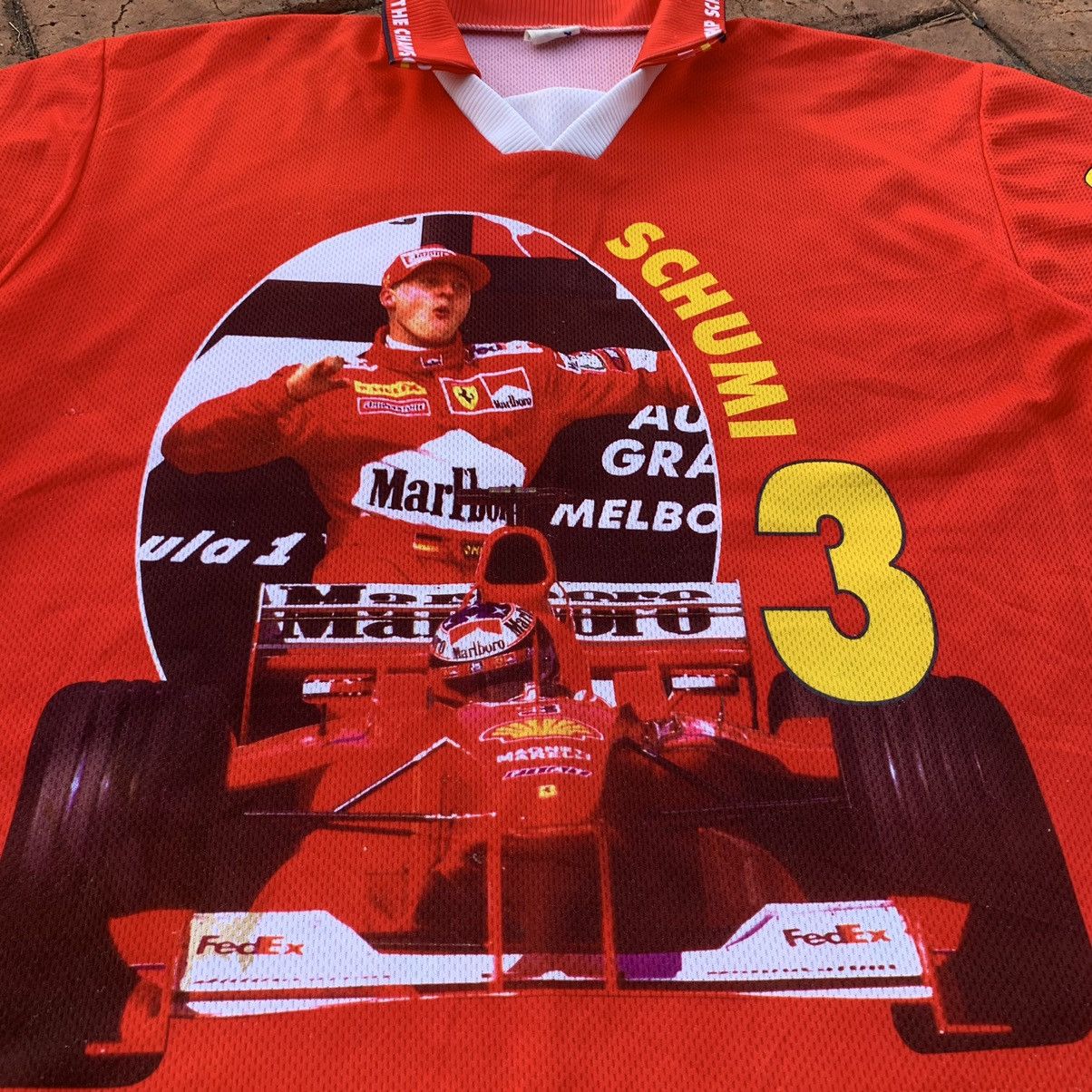 Ferrari Vintage formula one michael schumacher champions Jersey Size US XL / EU 56 / 4 - 2 Thumbnail