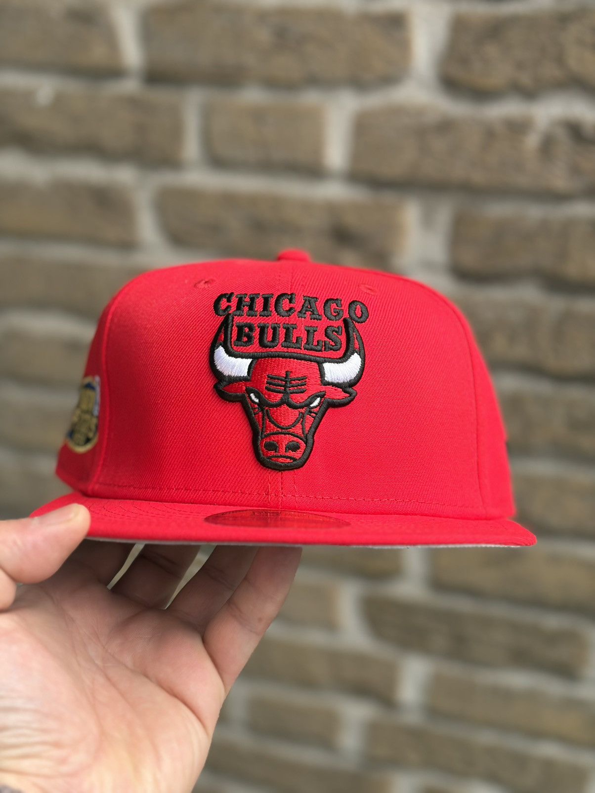 Topperz Red Chicago Bulls size 7 1/4 Size ONE SIZE - 2 Thumbnail