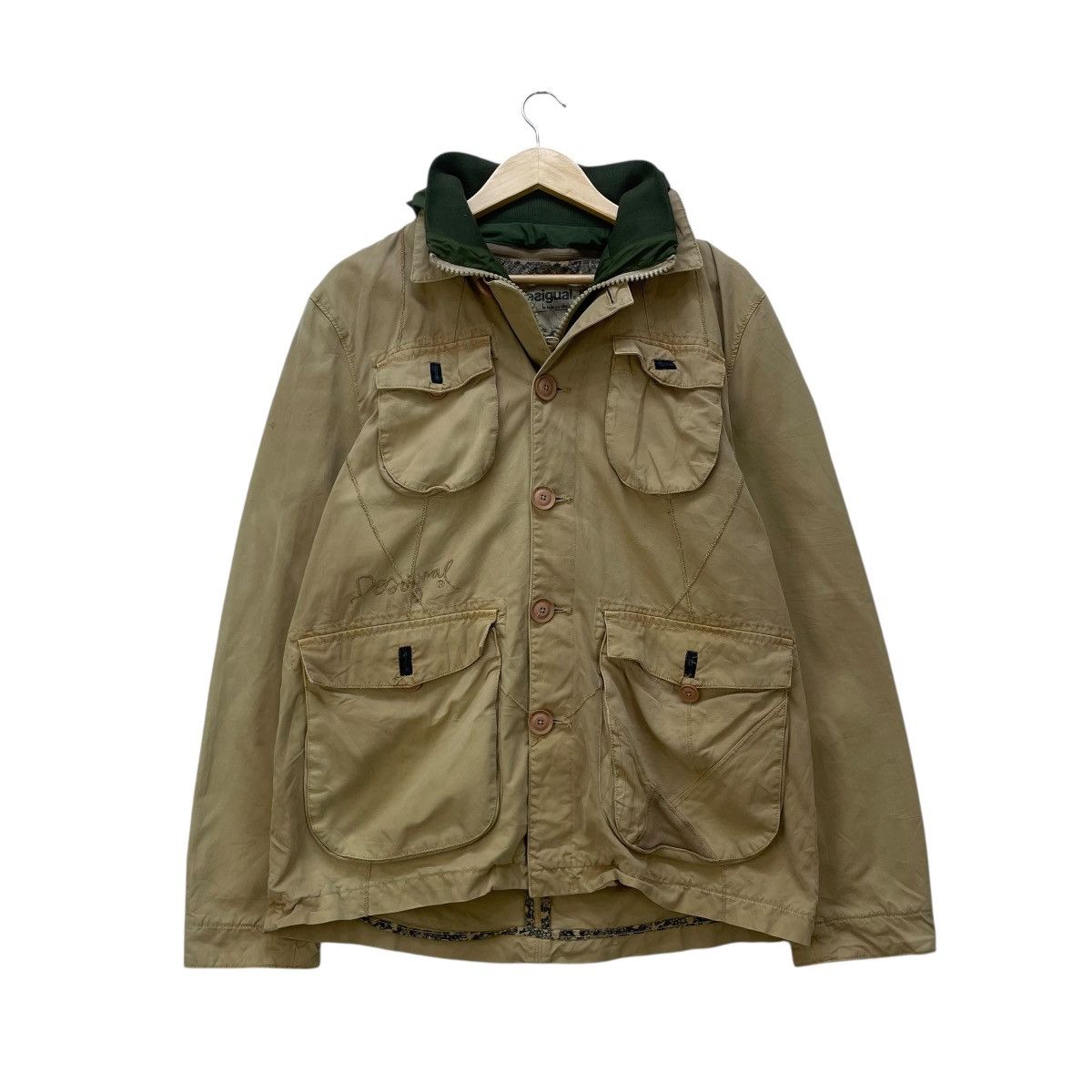 🔥Awesome Desigual Multi Pocket Workwear Style