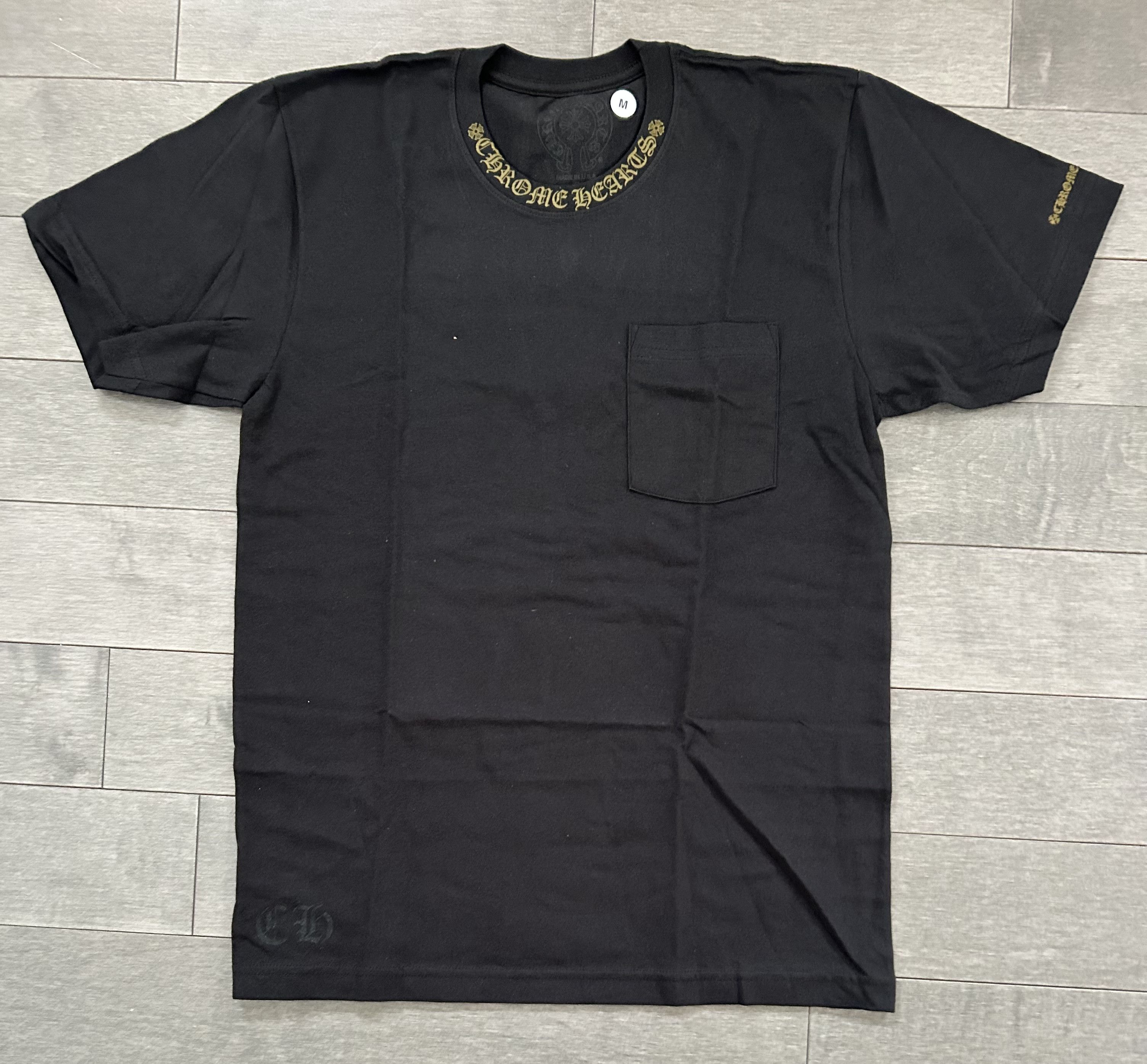 Chrome Hearts Chrome Hearts Neck Logo SS Pocket Crewneck Tee Size US M / EU 48-50 / 2 - 1 Thumbnail