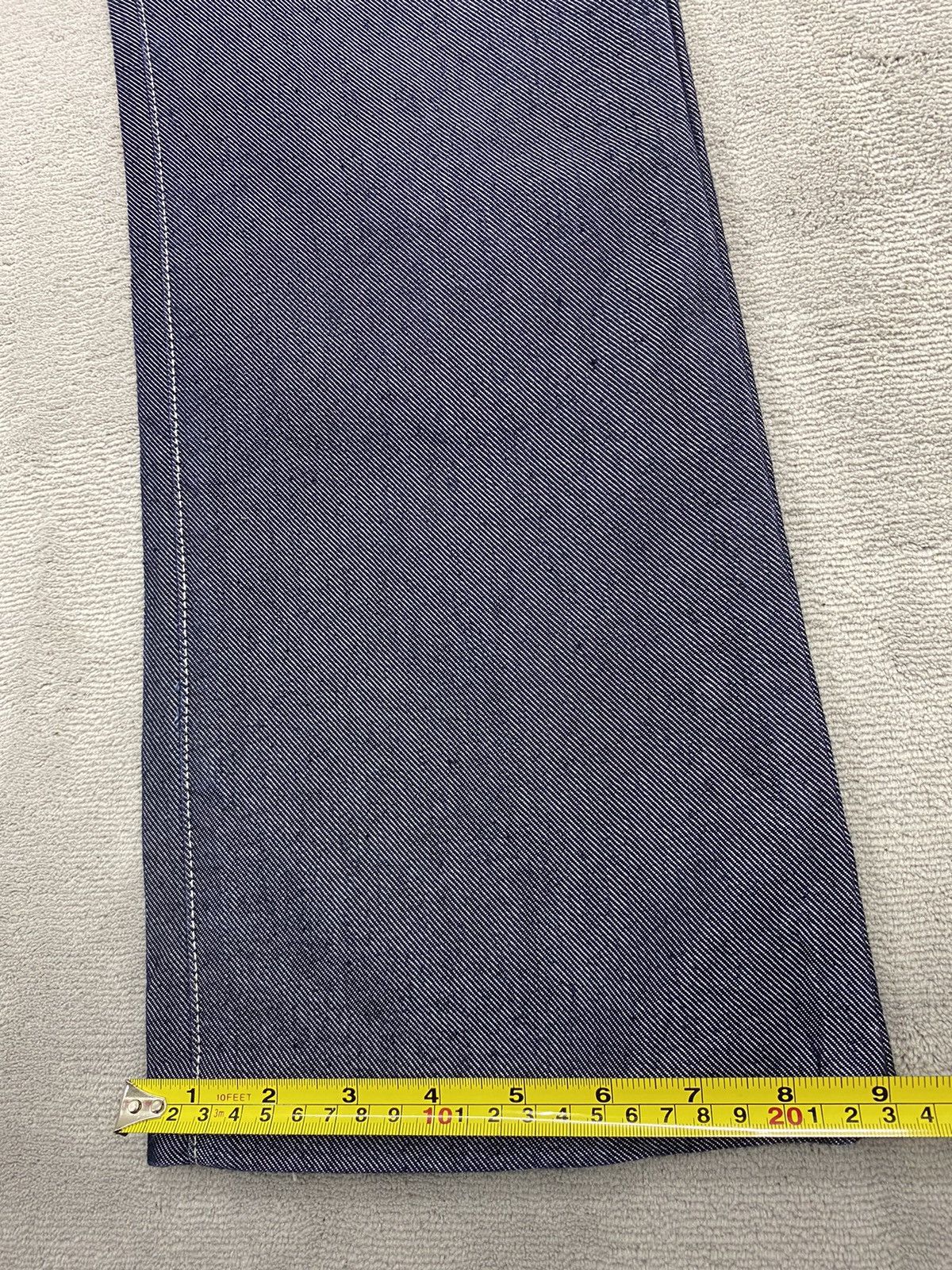 Japanese Brand × Wrangler 💥 Wrangler Blue Denim Rare Design Size US 29 - 8 Thumbnail
