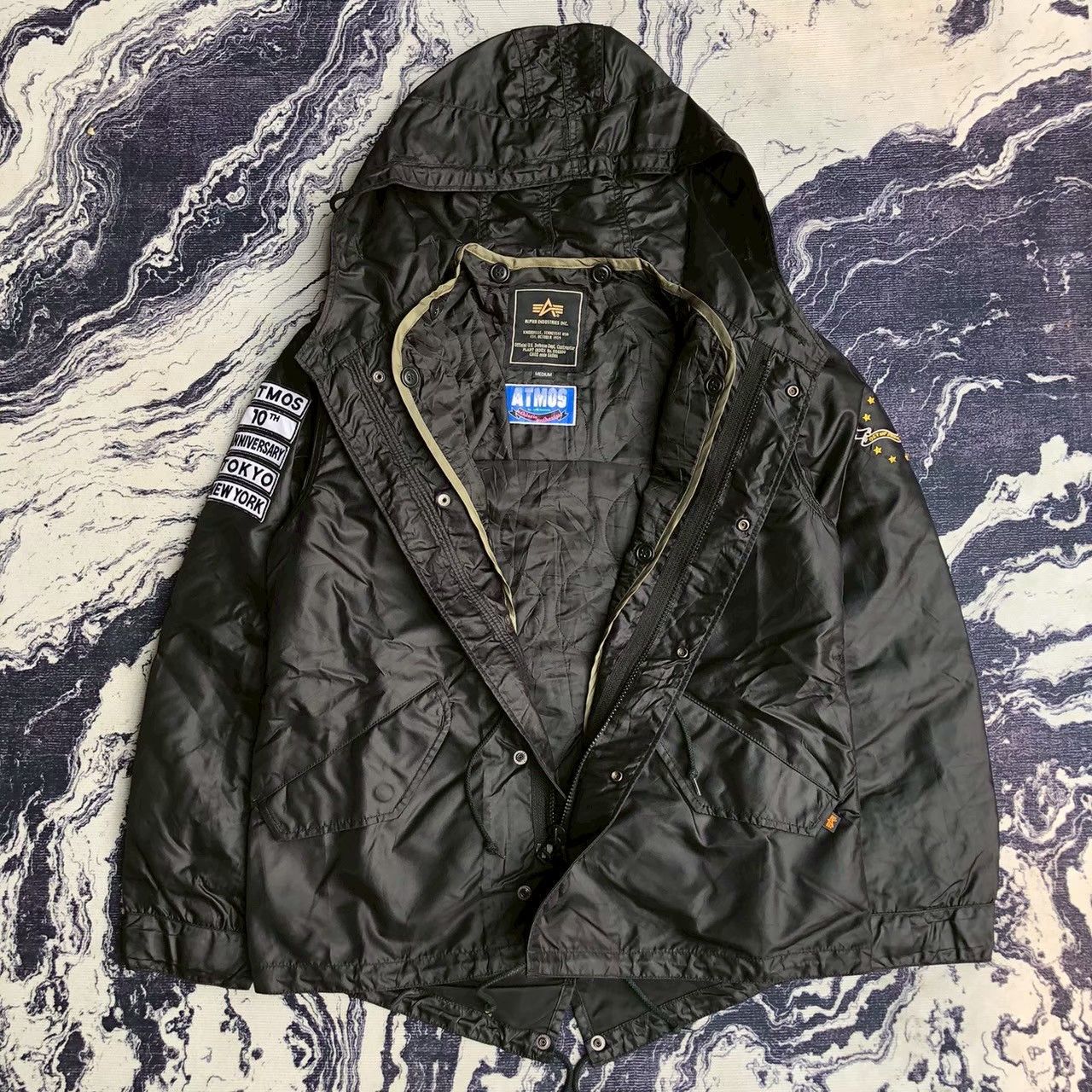Alpha Industries x Atmos 10th Anniversary M65 Fishtail Parka