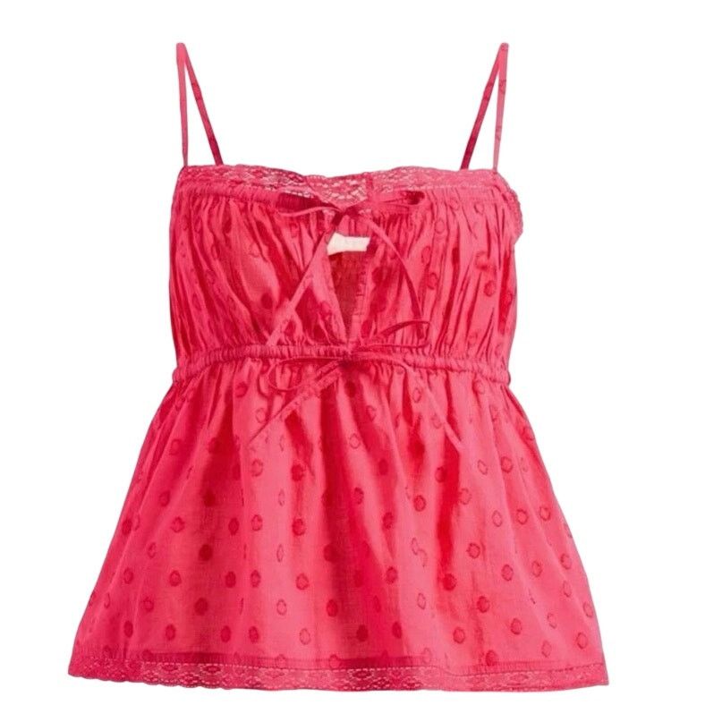 Ulla Johnson Ulla Johnson Quinn Cosmos Dotted Lace Top Size 14 NWT Size L / US 10 / IT 46 - 2 Thumbnail
