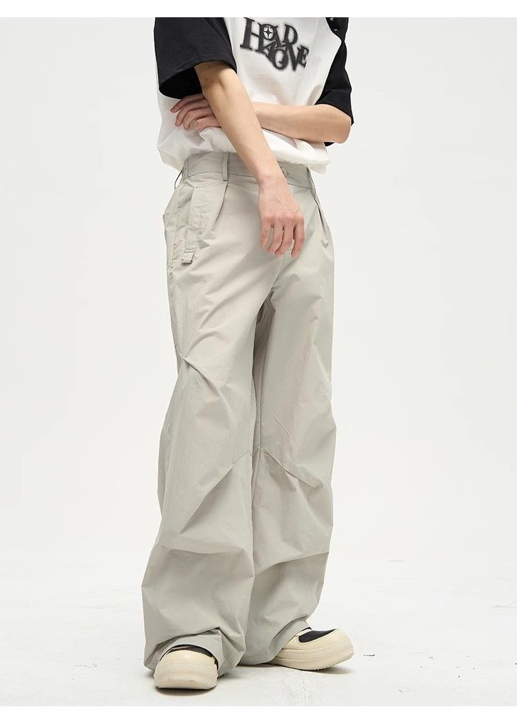 image of Vintage Loose Wide Leg Casual Pants in White, Men's (Size 30)