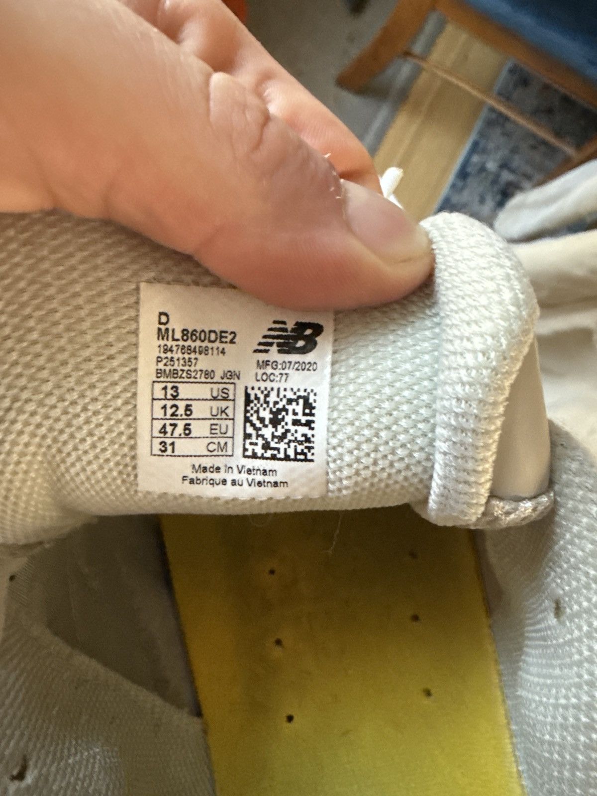 Dime × New Balance New Balance Dime Silver 860v2 Size US 13 / EU 46 - 8 Thumbnail