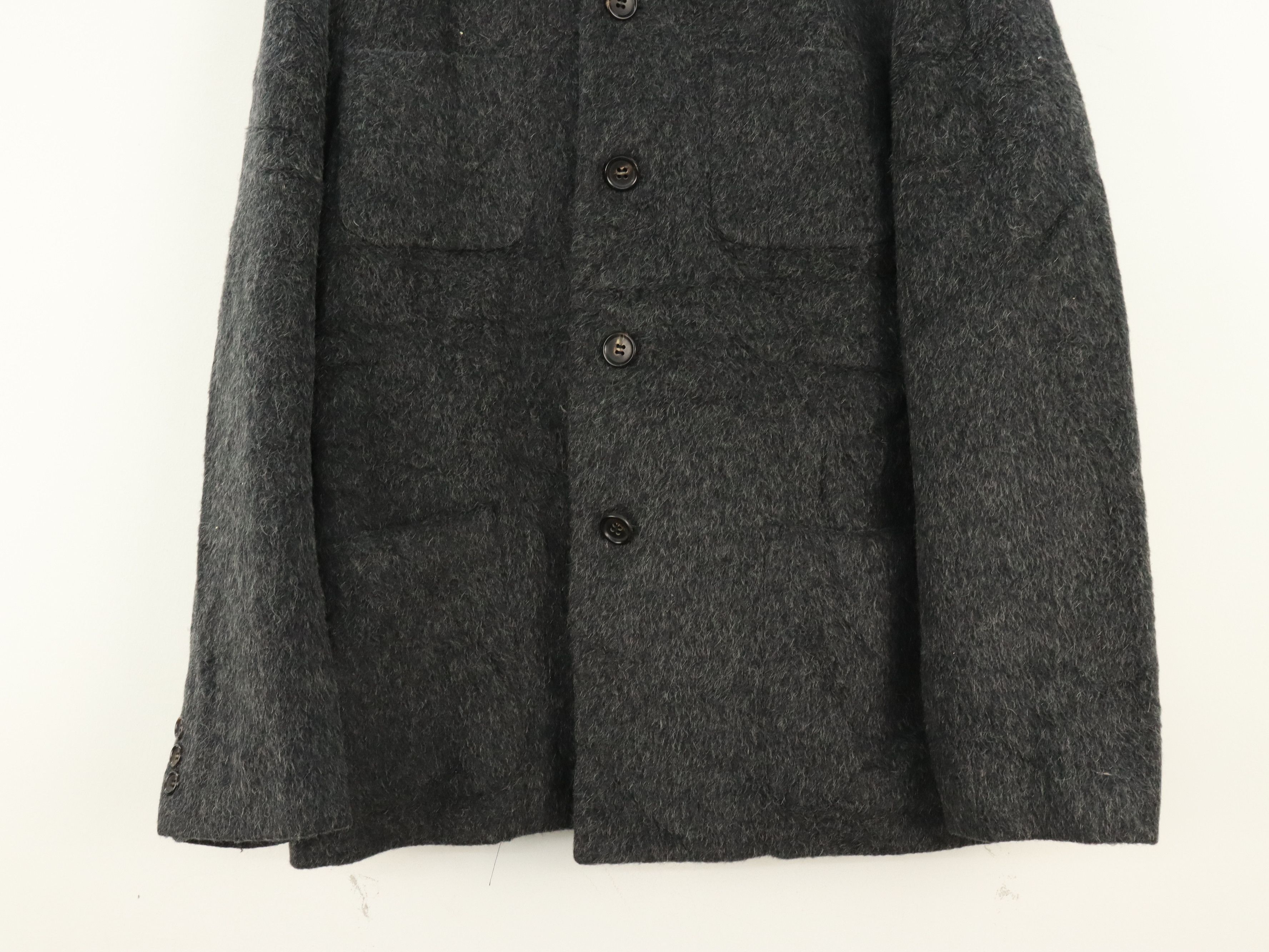 Designer Nigel Curtiss Faux Fur Coat Wool Mohair Jacket Size US M / EU 48-50 / 2 - 7 Thumbnail