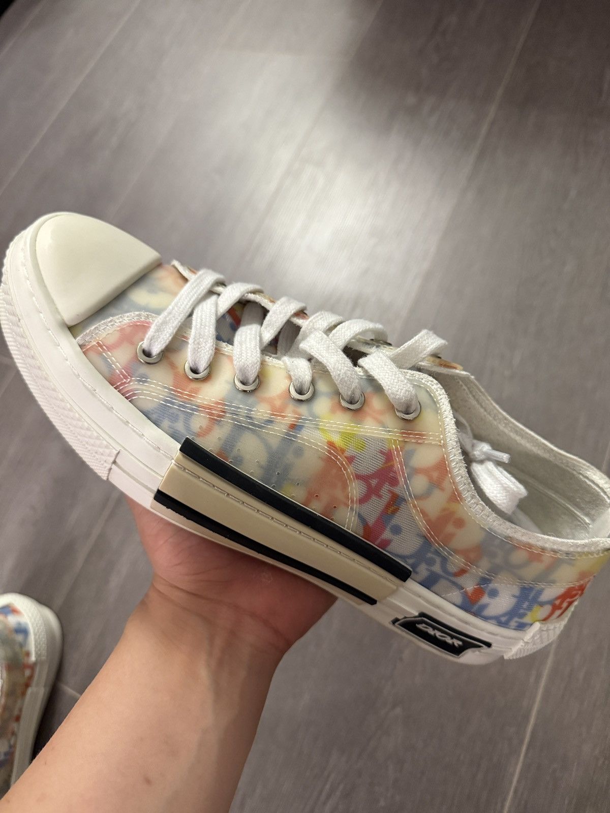 Dior Dior B23 Low Top MULTICOLOR Oblique Size US 8 / EU 41 - 8 Thumbnail