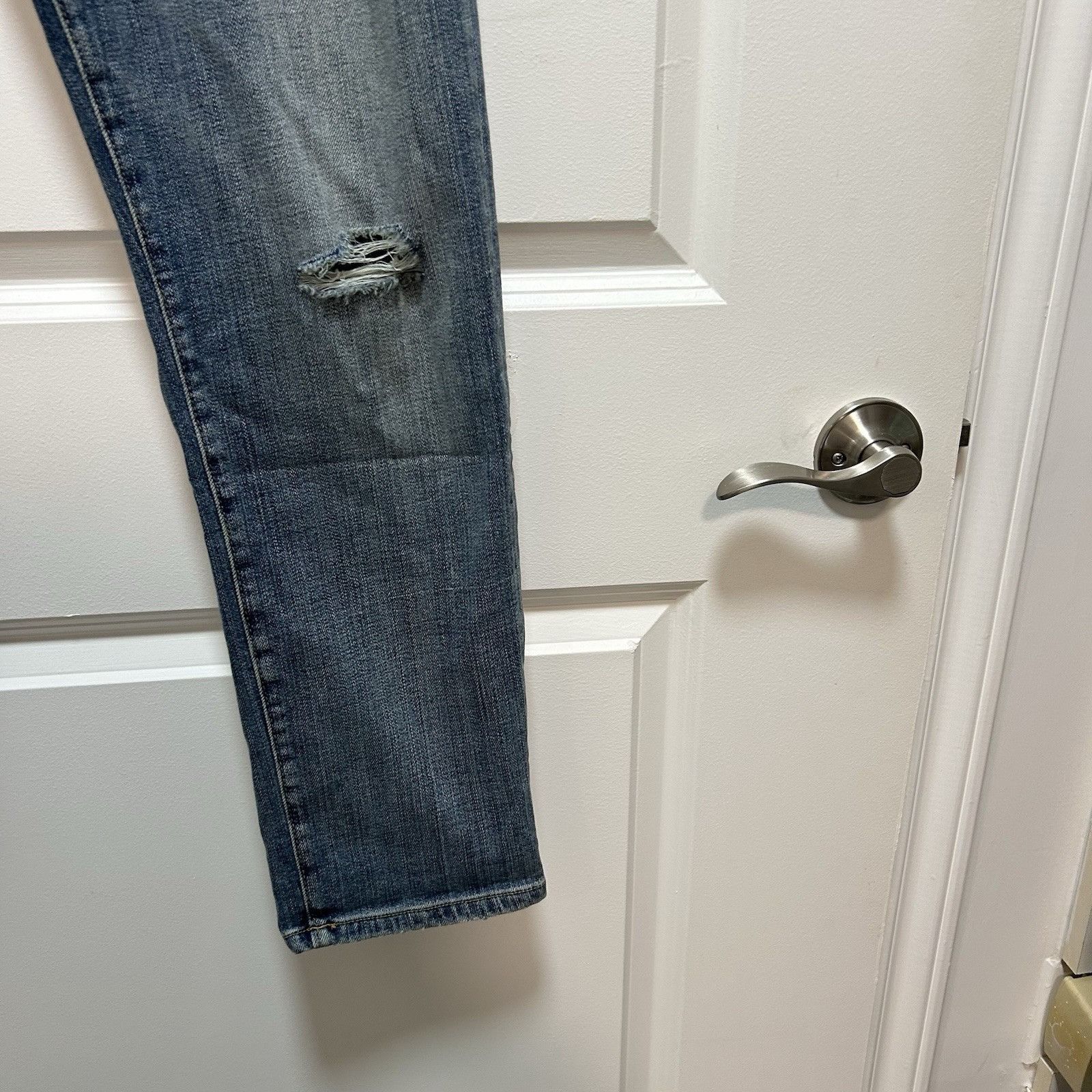 Current/Elliot Current Elliot x Hatch Jeans Womens Blue The Boyfriend Mater Size 27" / US 4 / IT 40 - 10 Thumbnail