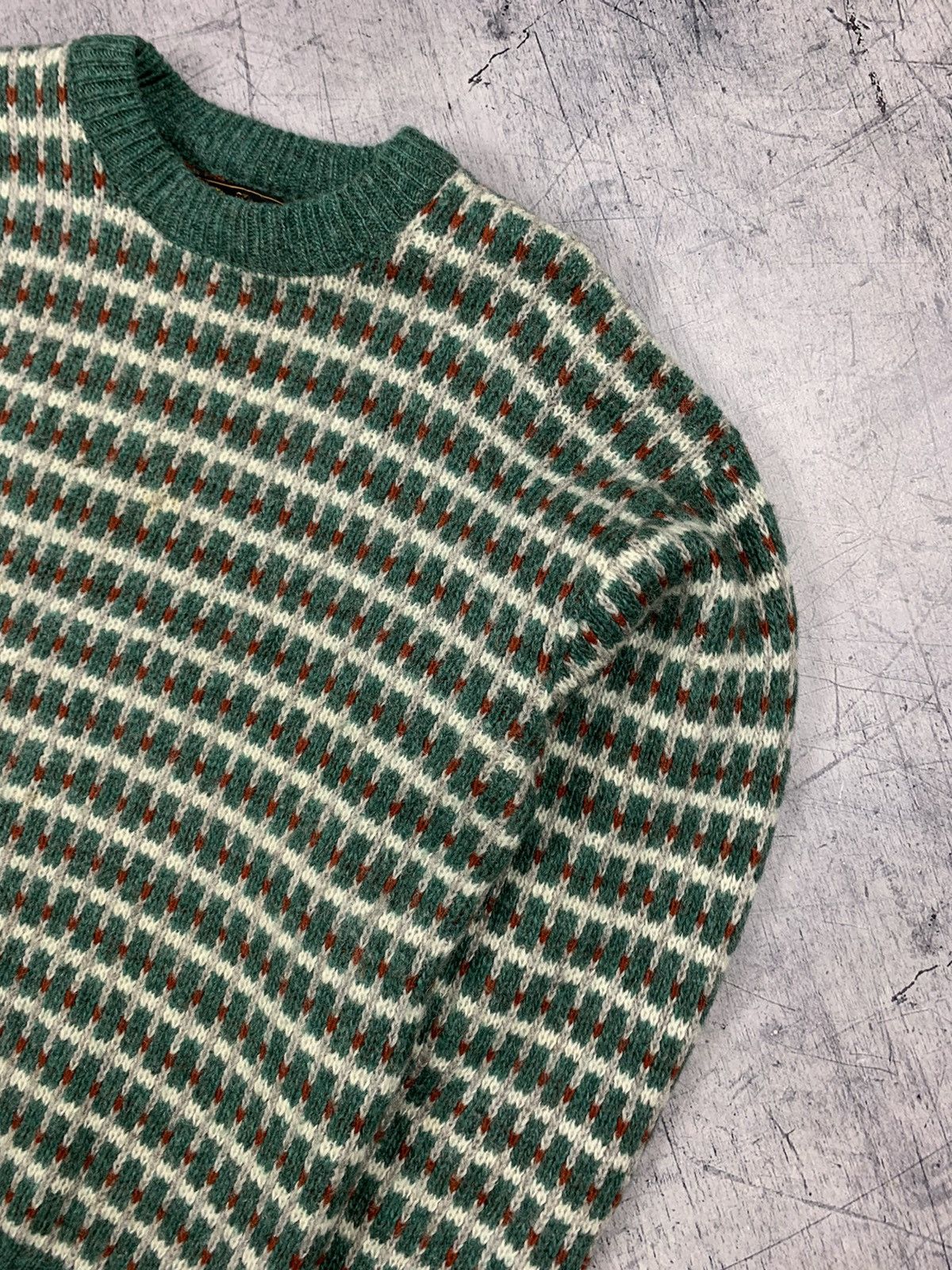 Vintage Vintage Rare Made In Norway Knitted Sweater Wool 90s Size US L / EU 52-54 / 3 - 6 Thumbnail