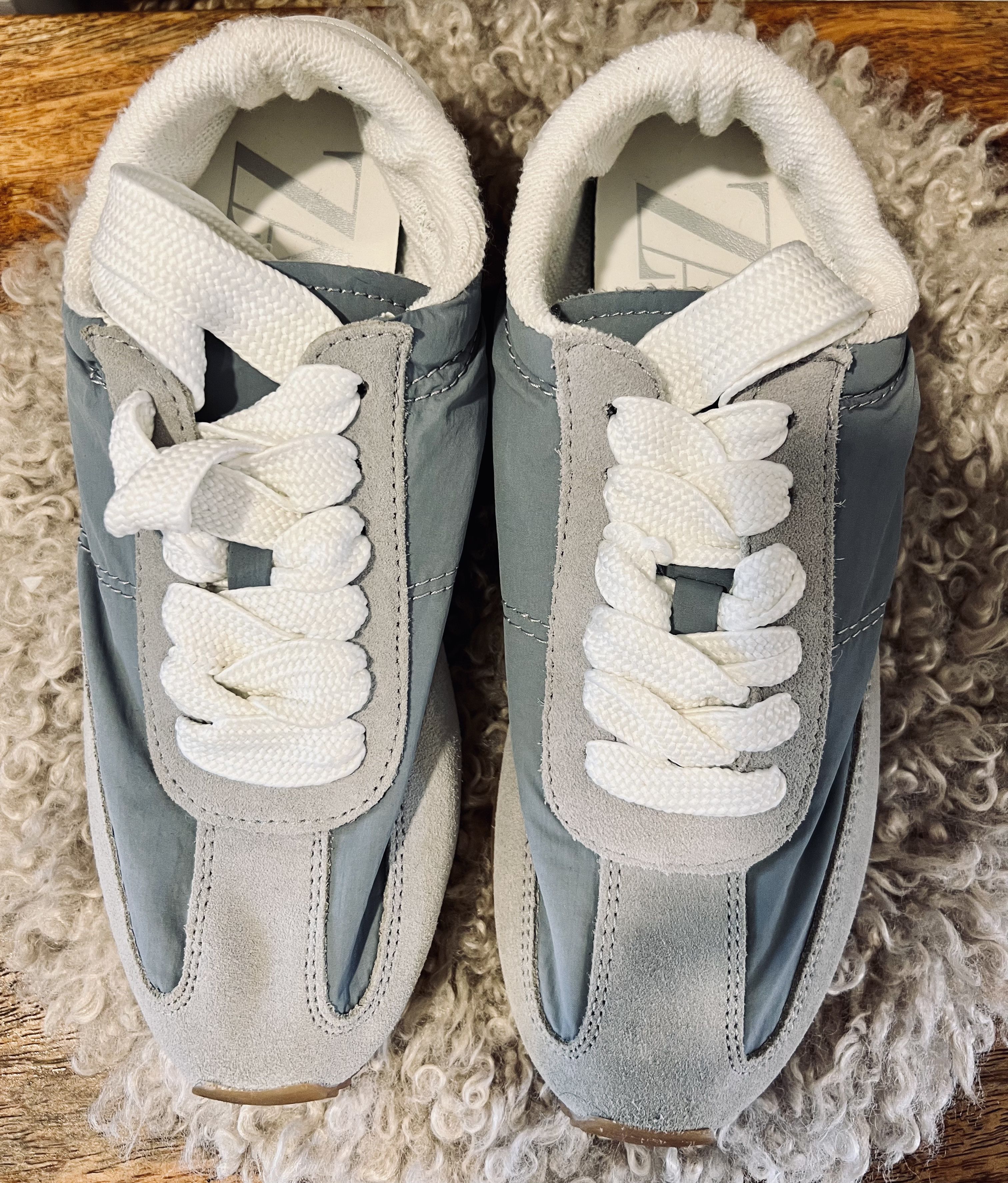 Zara Grey Retro Runner Sneakers Size US 8 / IT 38 - 5 Thumbnail