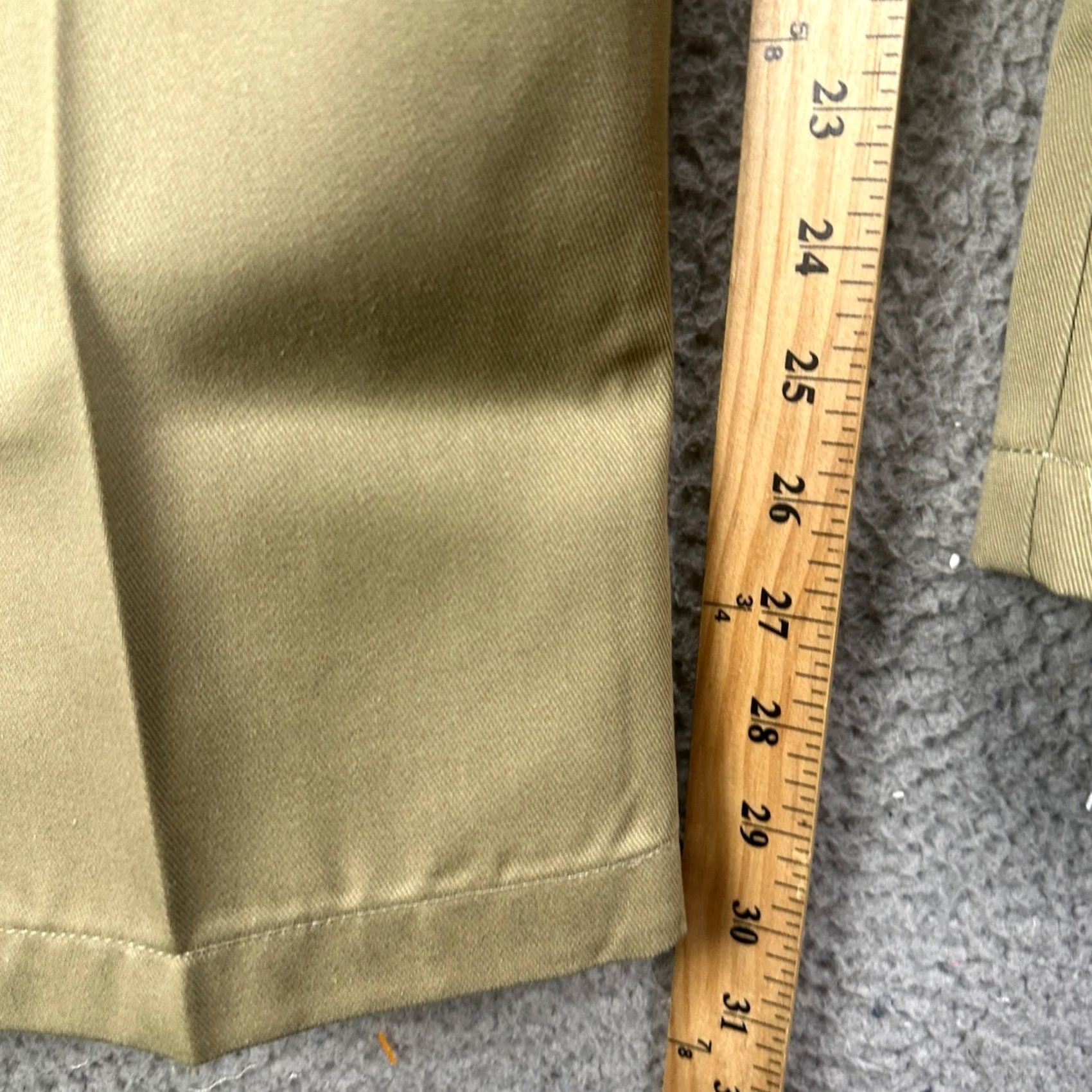 Dickies Dickies 874 Pants Mens 40x29 Work Original Fit Khaki Tan Flat Front Cotton Blend Casual Workwear Mens Size US 40 / EU 56 - 6 Thumbnail