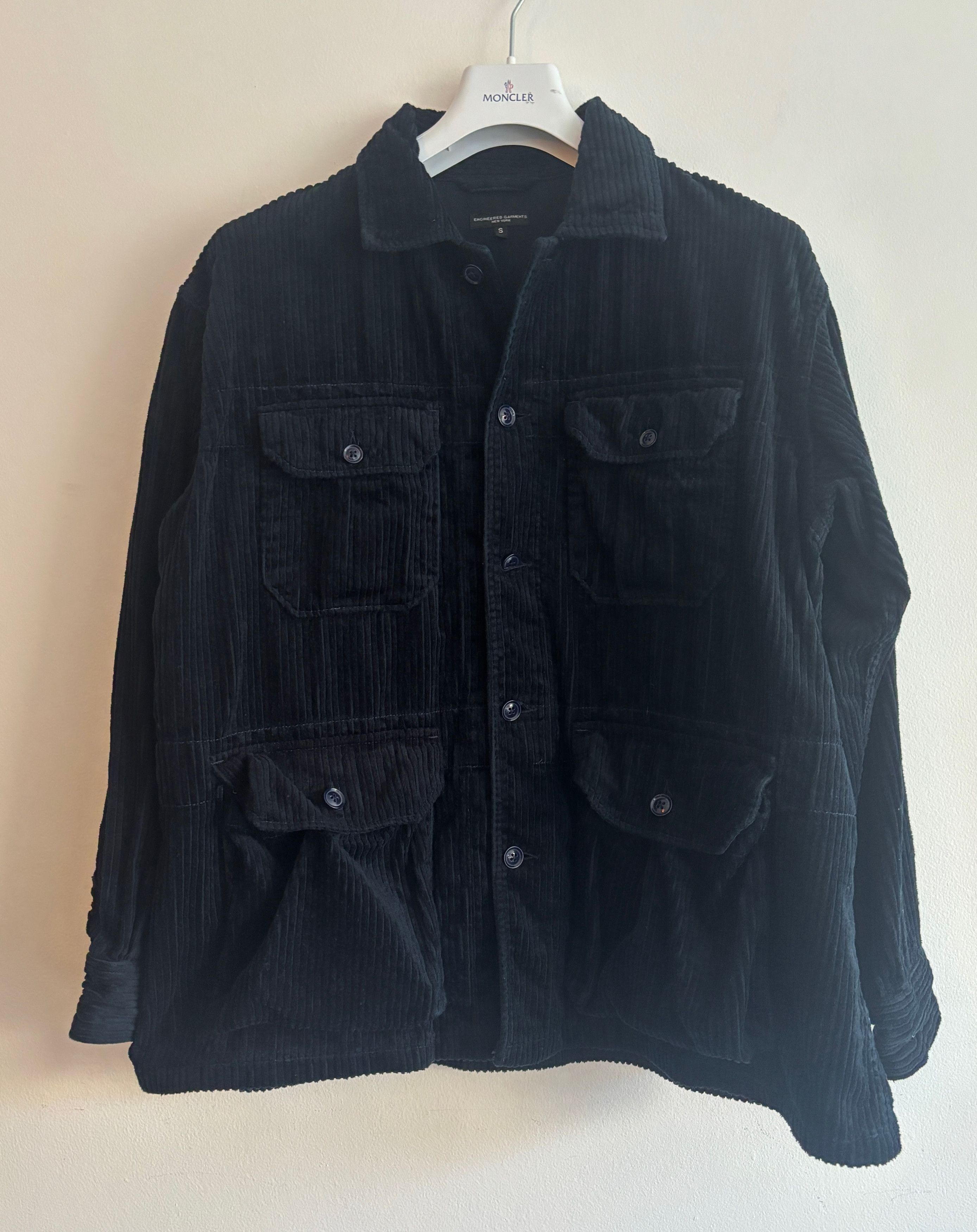 Engineered Garments Engineered Garments Navy Corduroy Suffolk Shirt Jacket Size US M / EU 48-50 / 2 - 2 Thumbnail