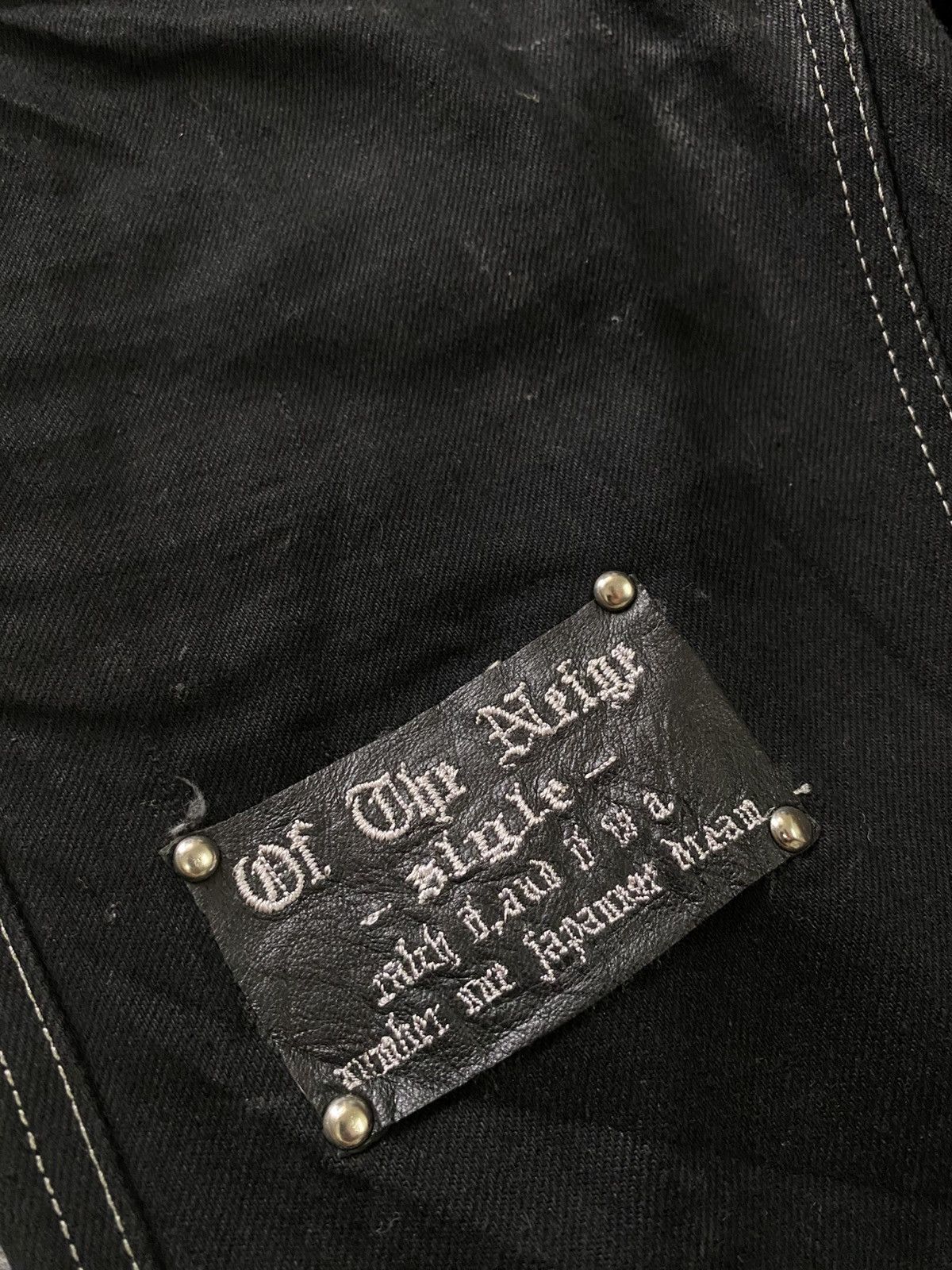 Japanese Brand Of The Neige Style Flare Jeans Black Y2K Archival Japs Denim Size US 32 / EU 48 - 7 Thumbnail