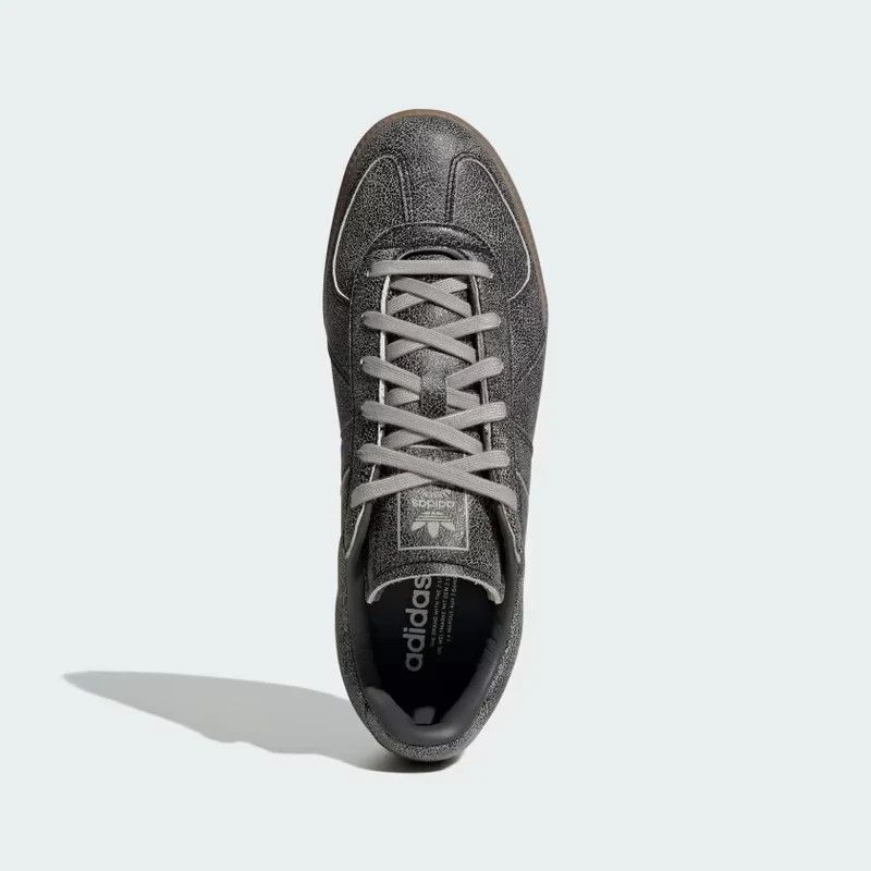 Adidas o1mle0426 Unisex BW Army Cracked Leather Sneakers in Black Size US 6 / EU 39 - 2 Thumbnail