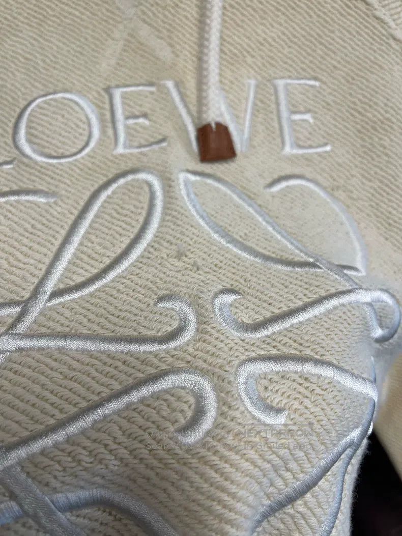 Loewe Loewe Embroidered logo off-white sweatshirt Size XS / US 0-2 / IT 36-38 - 7 Thumbnail