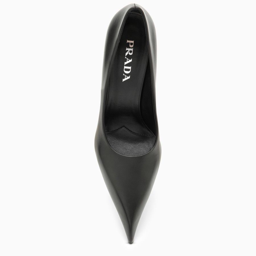 Prada o1d2blof0924 Leather Pumps in Black Size US 6 / IT 36 - 3 Thumbnail