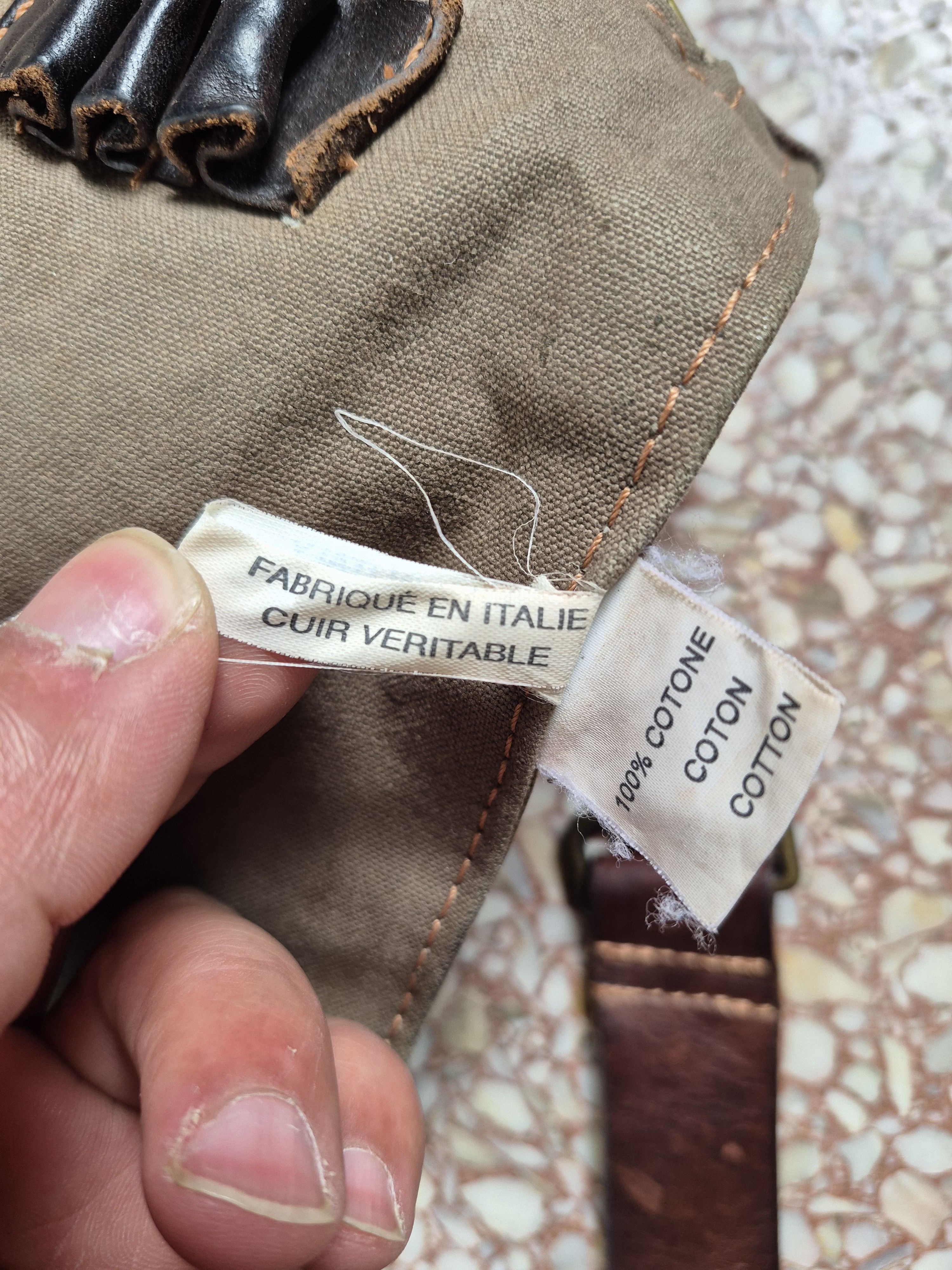 Campomaggi Vintage Campomaggi Teodorano Printed Canvas Leather Size ONE SIZE - 13 Thumbnail