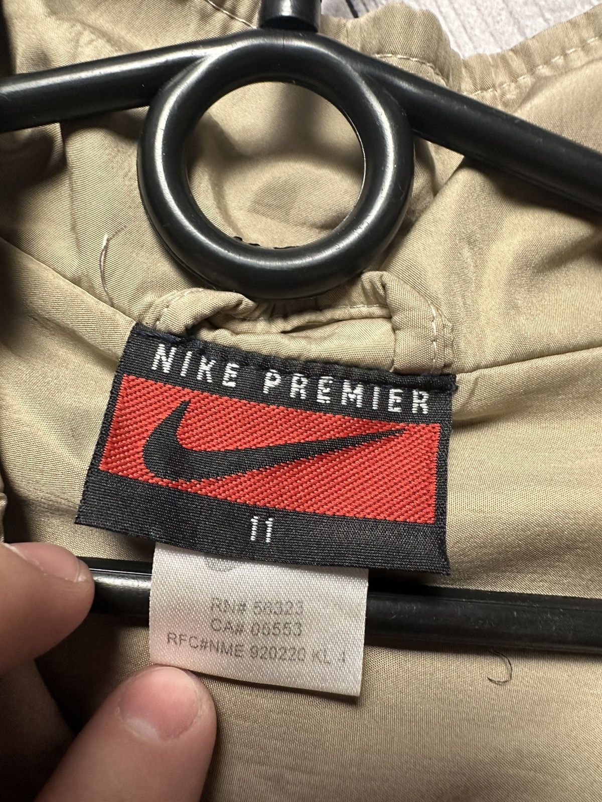 Nike × Vintage Vintage Nike track jacket size M/L brown Size US L / EU 52-54 / 3 - 5 Thumbnail