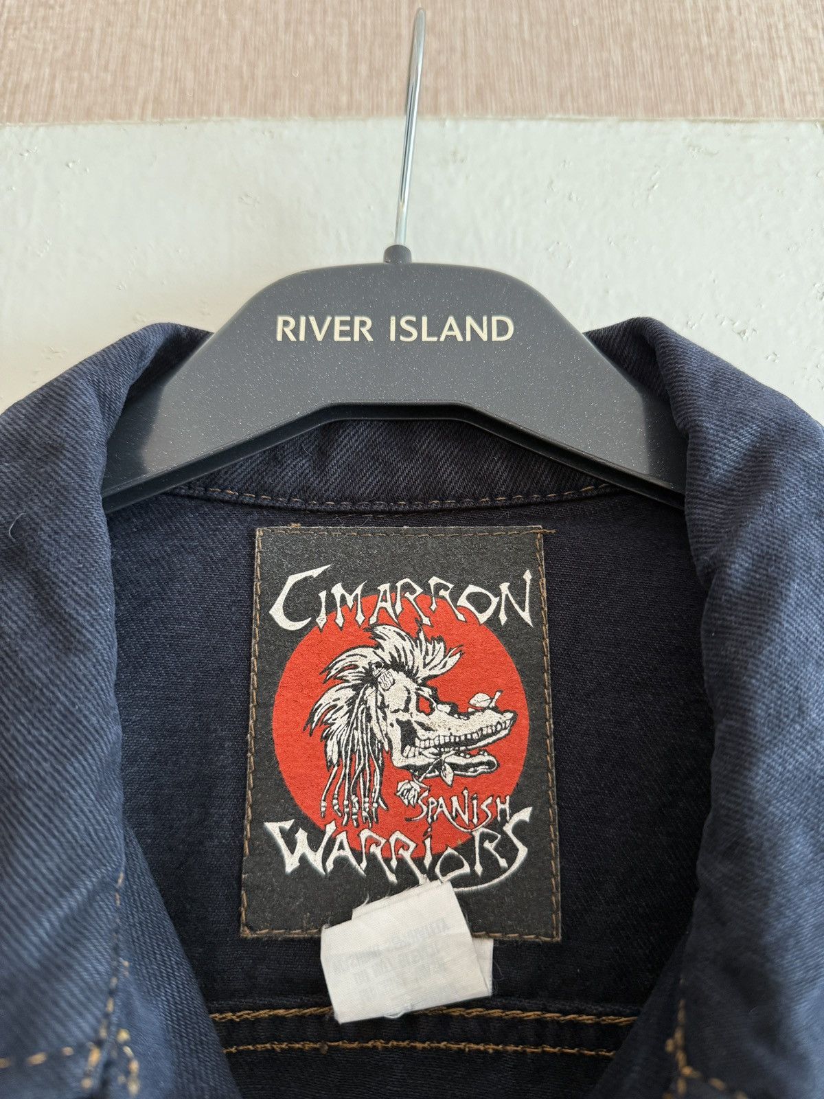 Other Vintage Cimarron Spanish Warriors Denim Jacket Women Cropped Size XL / US 12-14 / IT 48-50 - 12 Thumbnail