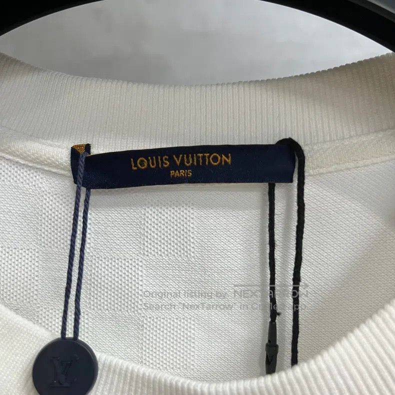 Louis Vuitton Louis Vuitton White solid classic checkerboard embossed cr Size US L / EU 52-54 / 3 - 2 Thumbnail
