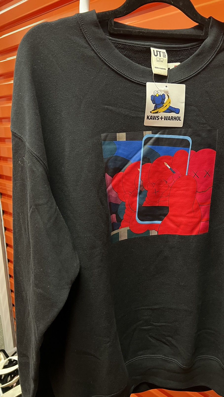 Kaws × Uniqlo Kaws Andy Warhol Uniqlo Black Sweatshirt L New DS Size US L / EU 52-54 / 3 - 8 Thumbnail