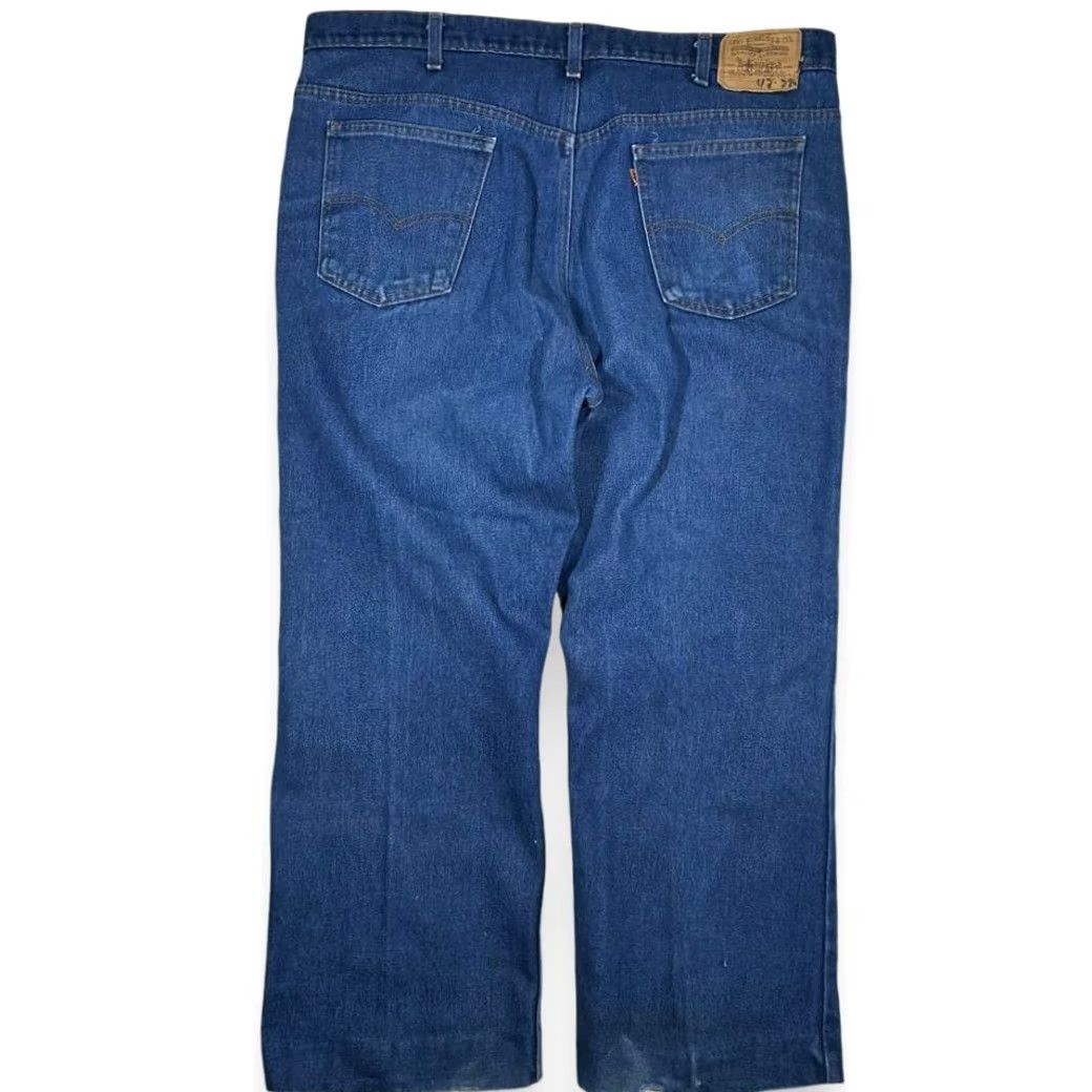 Levi's VINTAGE Levi's Mens Straight Leg Denim Jeans Medium Wash Altered Hem 42x28 Size US 42 / EU 58 - 2 Thumbnail