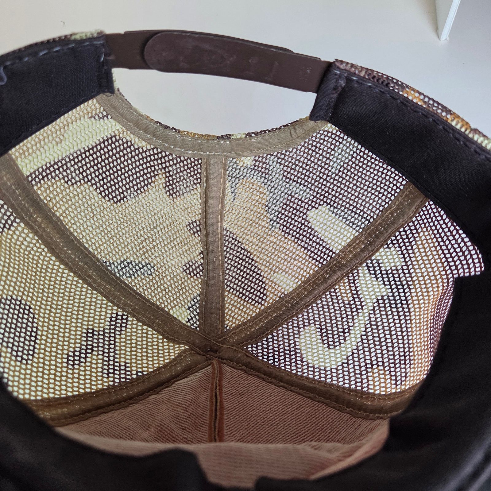 Other Vintage Log Cabin Store Camo Mesh Trucker Hat Semco USA Size ONE SIZE - 8 Thumbnail