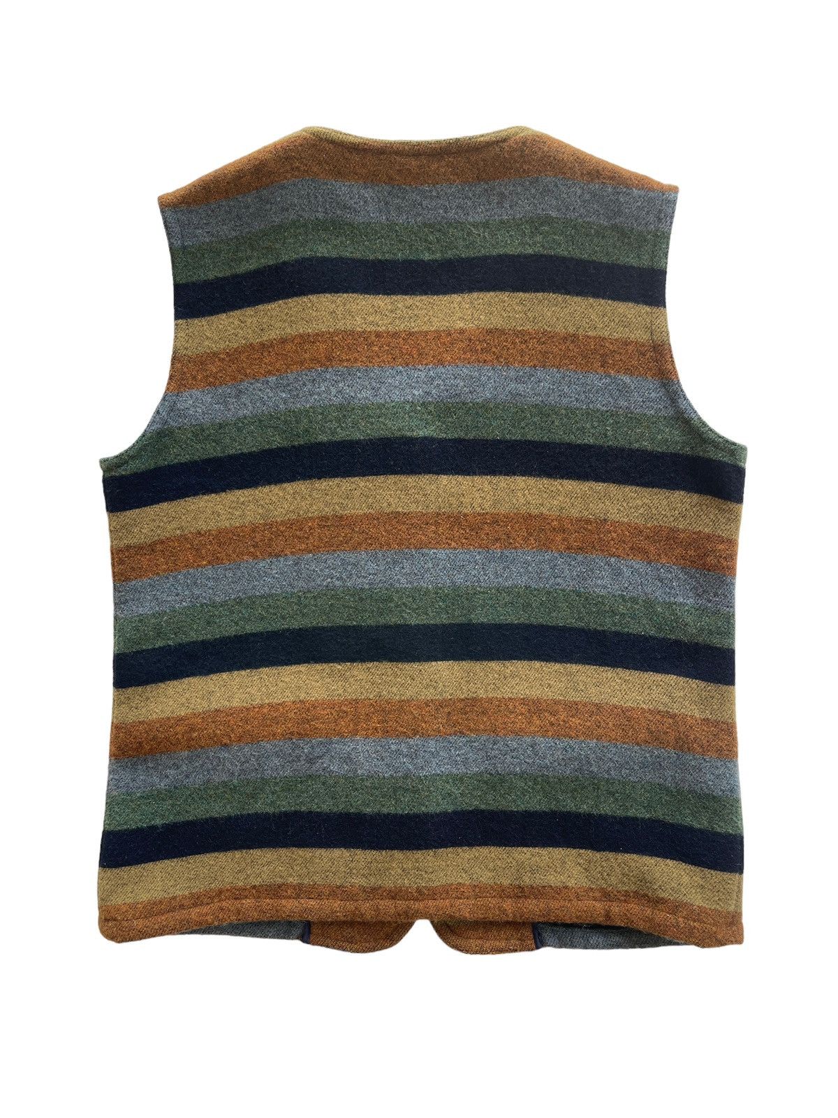 Fiorucci Fiorucci Wool Stripped Vest Size US M / EU 48-50 / 2 - 2 Thumbnail